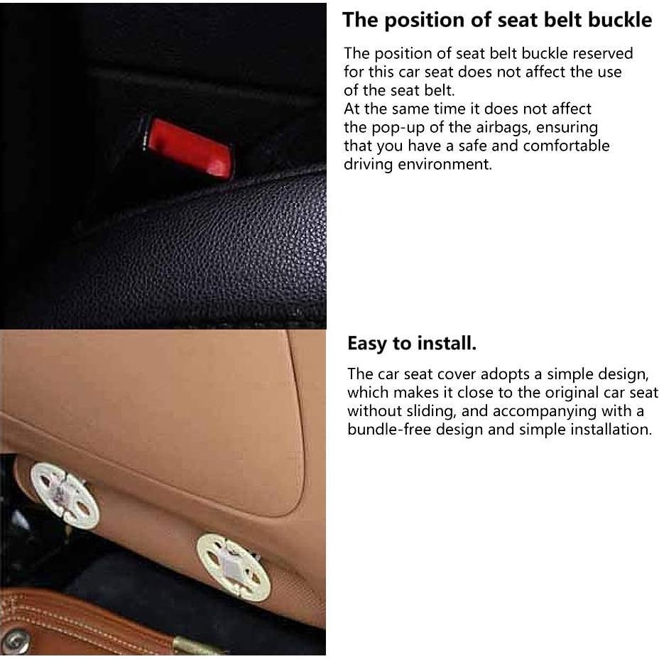 Fundas de Asiento de Coche Suninbox Universal Negro 2 Piezas