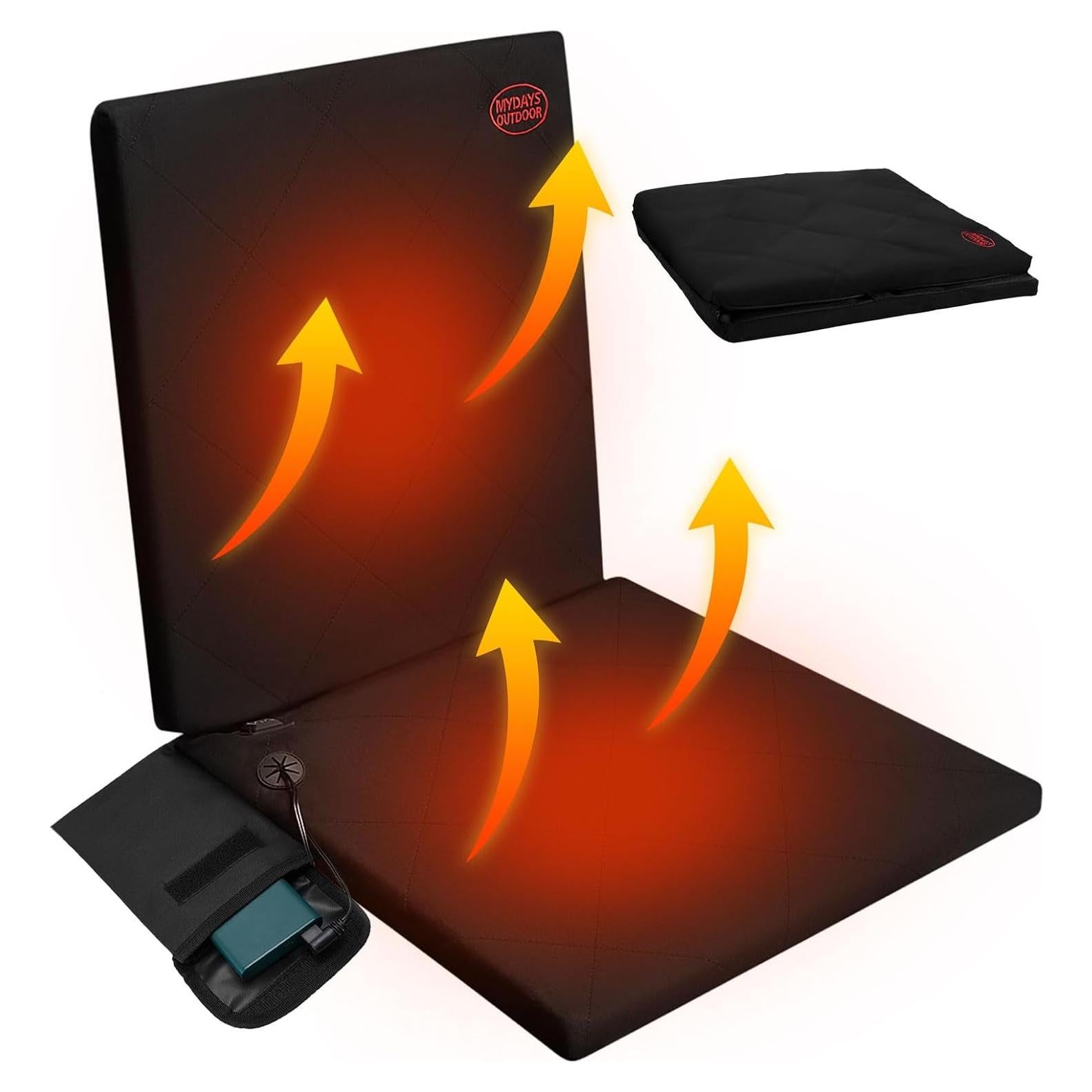 Cojín Térmico Portátil Juexica para Asientos de Estadio 80x40cm