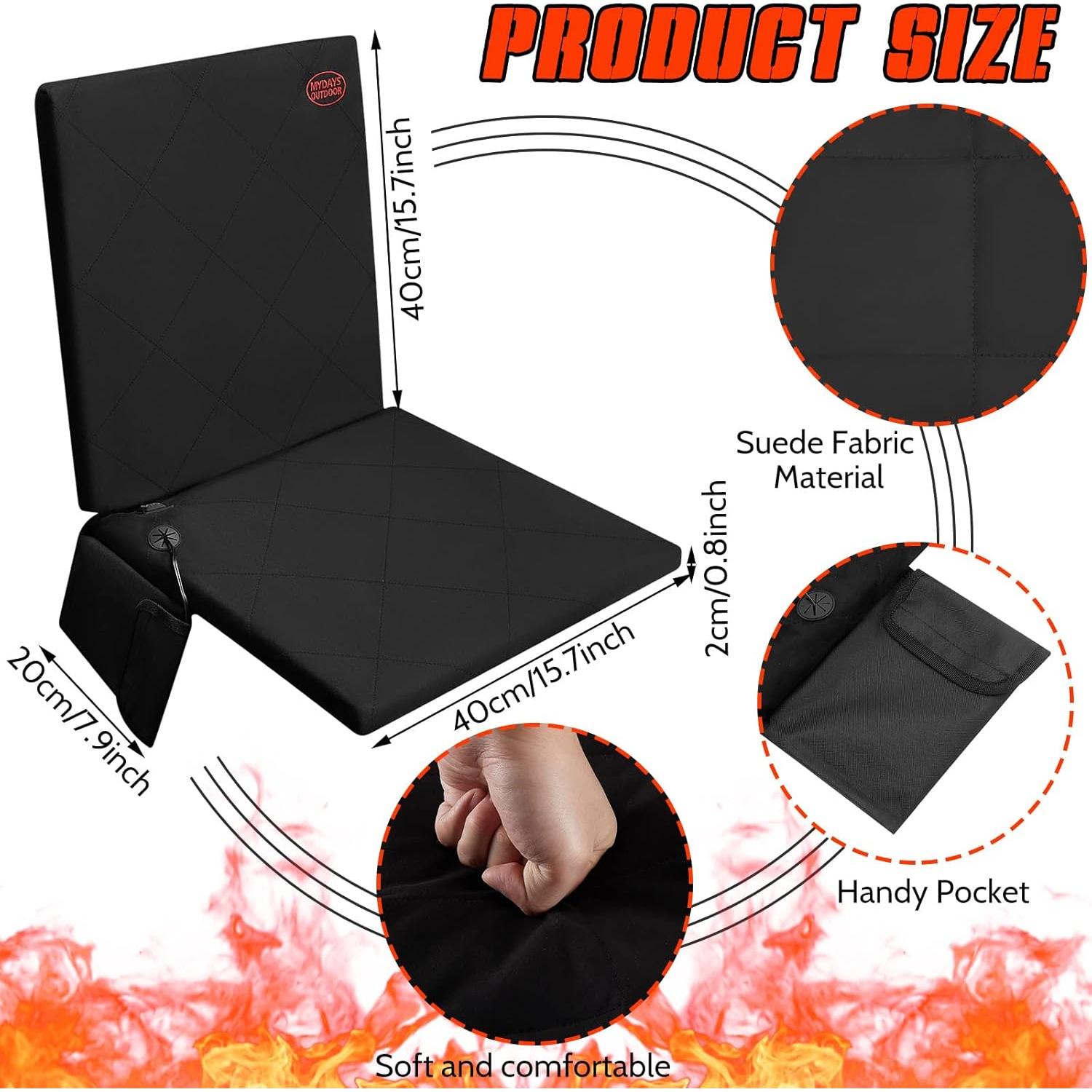 Cojín Térmico Portátil Juexica para Asientos de Estadio 80x40cm