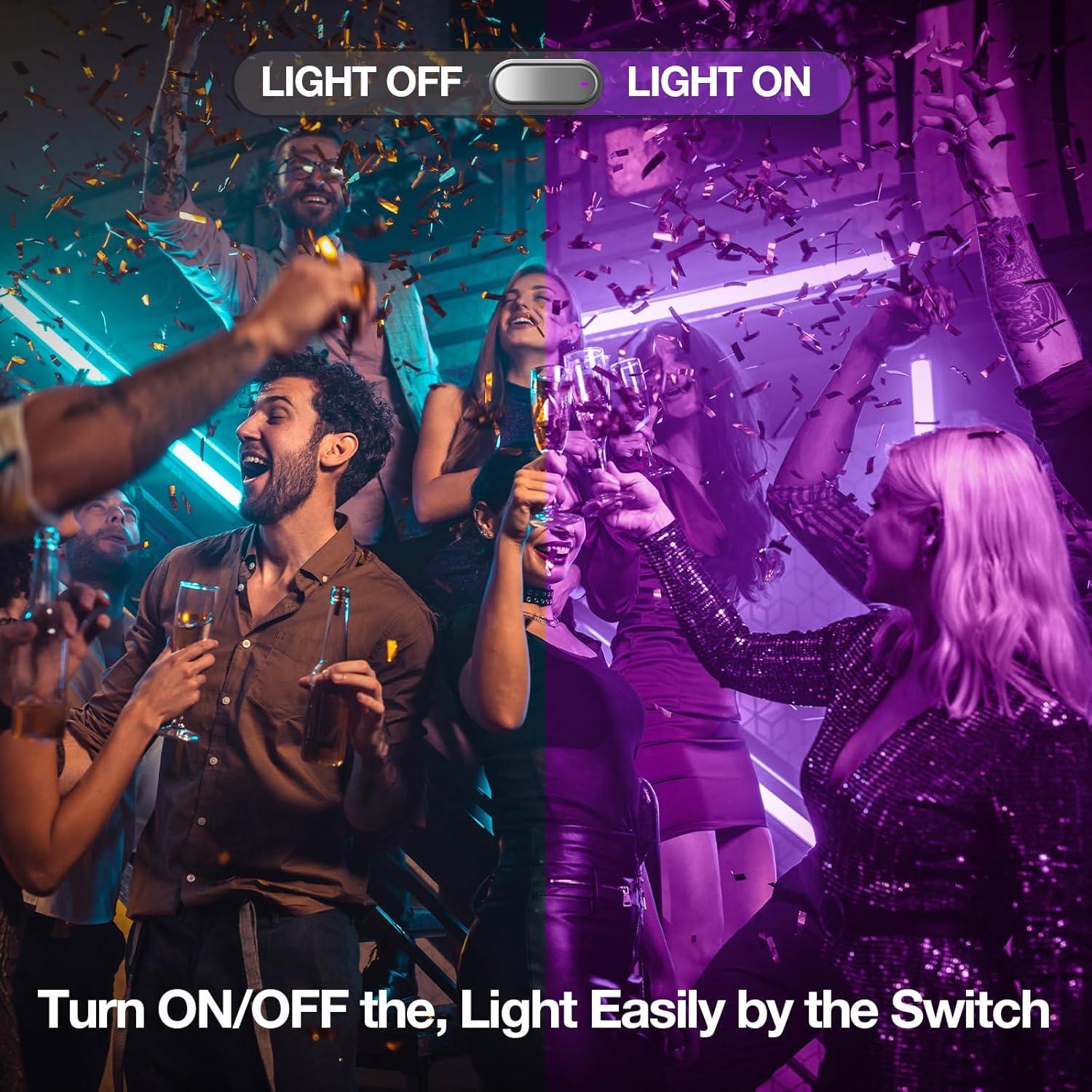 Paquete de 2 luces negras LED 100W DLBosso impermeables