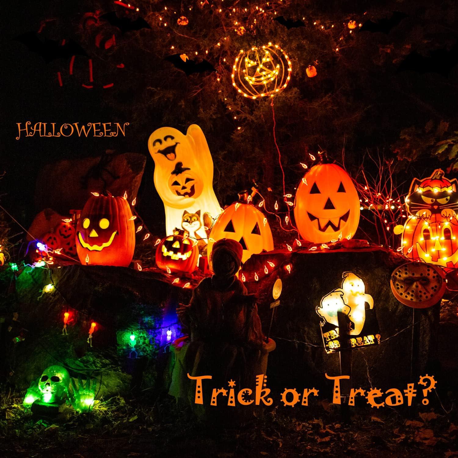 Luces de Cuerda Parpadeantes SOTOPOO 12.8 Pies E12 Halloween