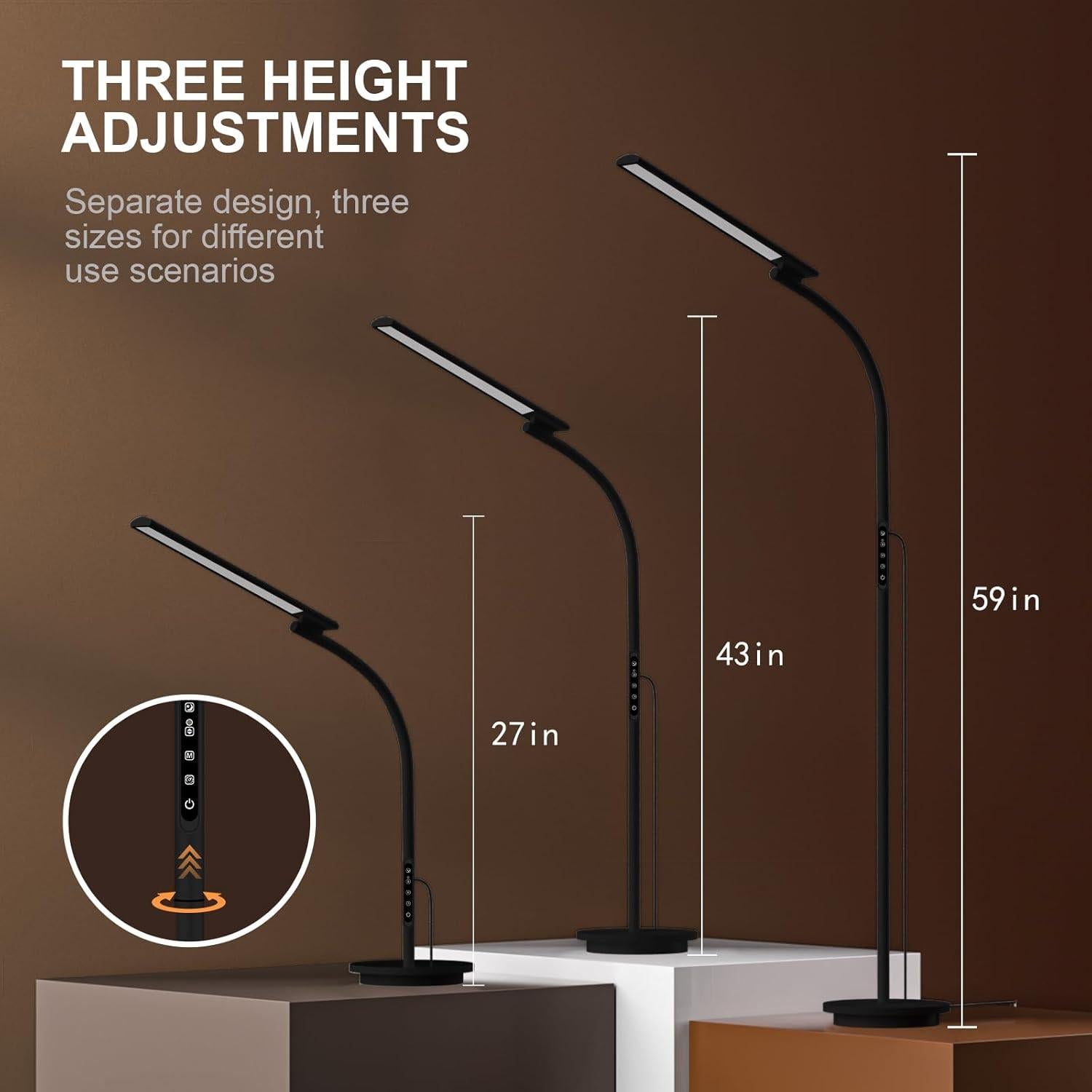Lámpara de Luz Solar SIYUAN 10000 Lux con Control Remoto