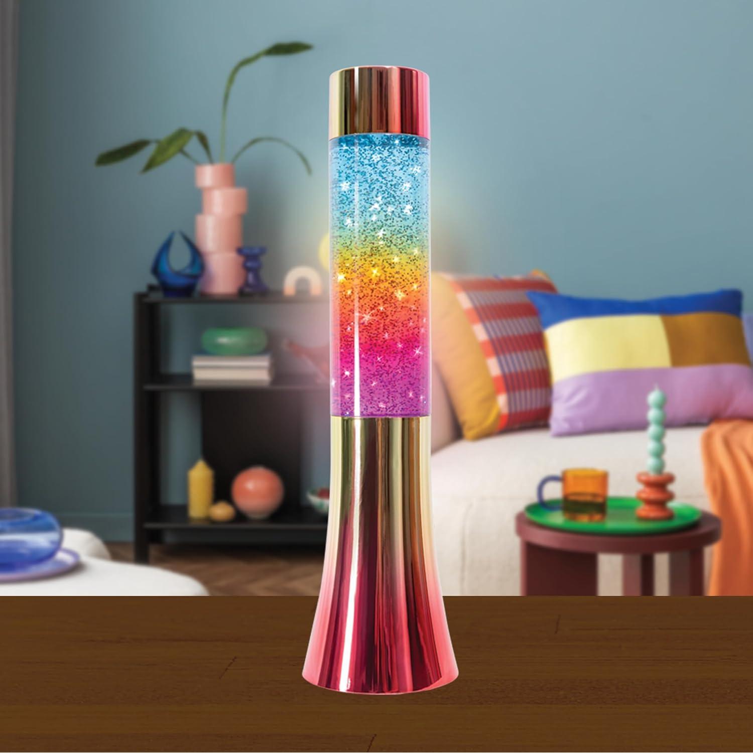 Lámpara de Brillo Arcoíris 33 cm Brilliant Innovations 7 Colores