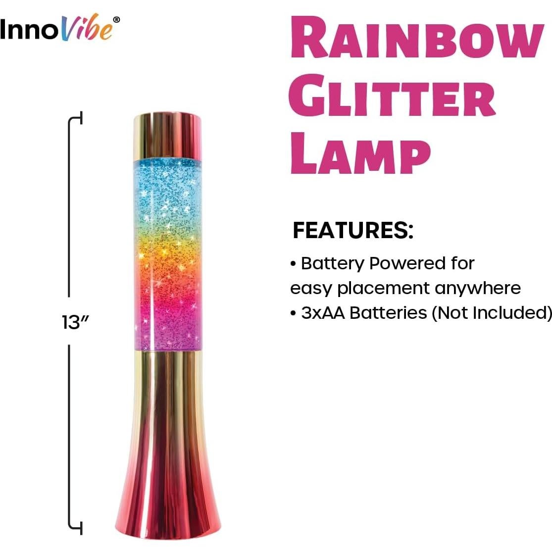 Lámpara de Brillo Arcoíris 33 cm Brilliant Innovations 7 Colores