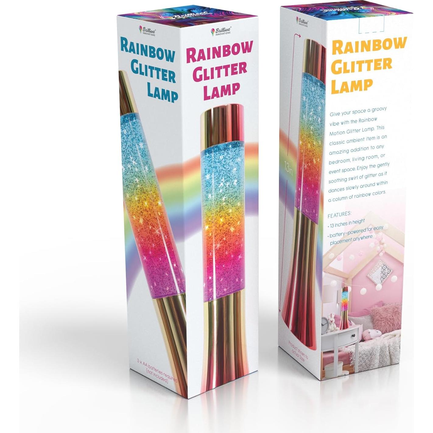 Lámpara de Brillo Arcoíris 33 cm Brilliant Innovations 7 Colores