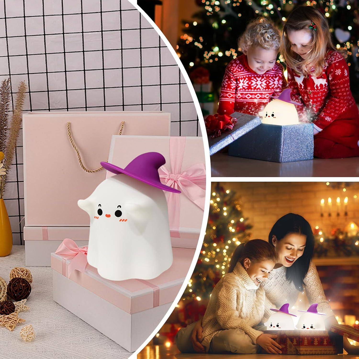 Luz Nocturna Fantasma Cuxichuxinxi 9.9x10.5cm Recargable USB