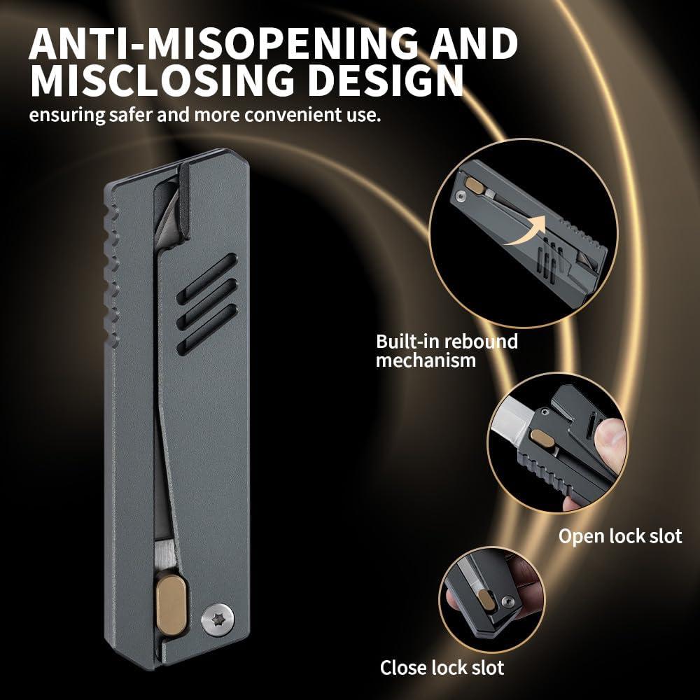 Cuchillo de bolsillo XXOK AX-018 táctico 17.6 cm aluminio gris