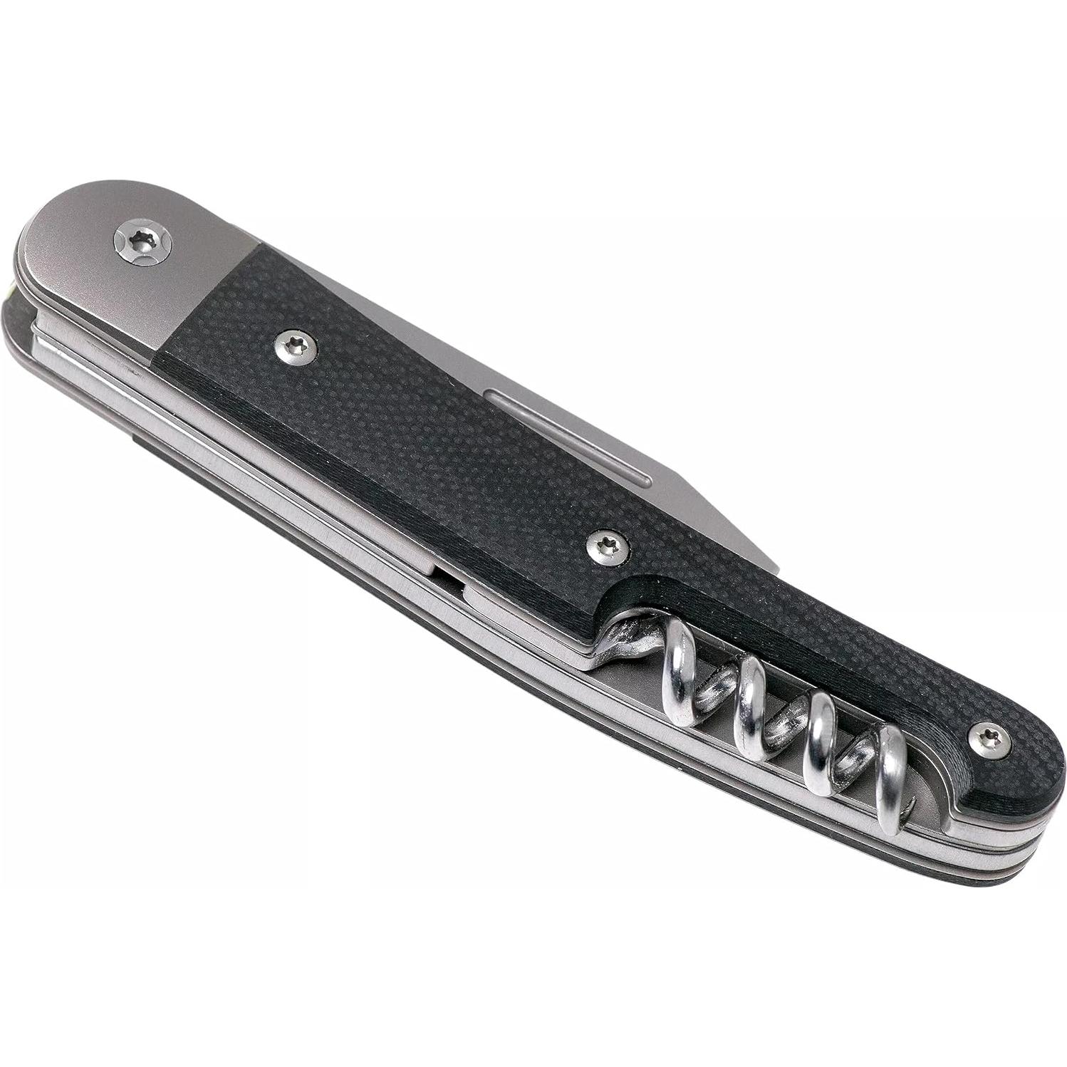 Cuchillo Plegable LionSTEEL JACK 3 Multiherramienta G10 Negro