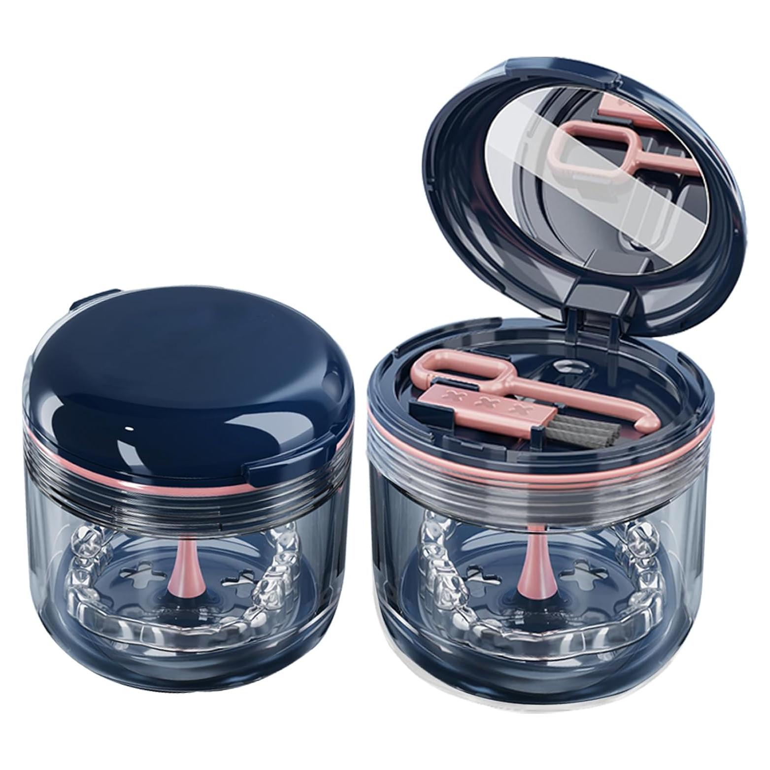 Caja de Retención Aidarmoll para Dentaduras y Protectores Bucales