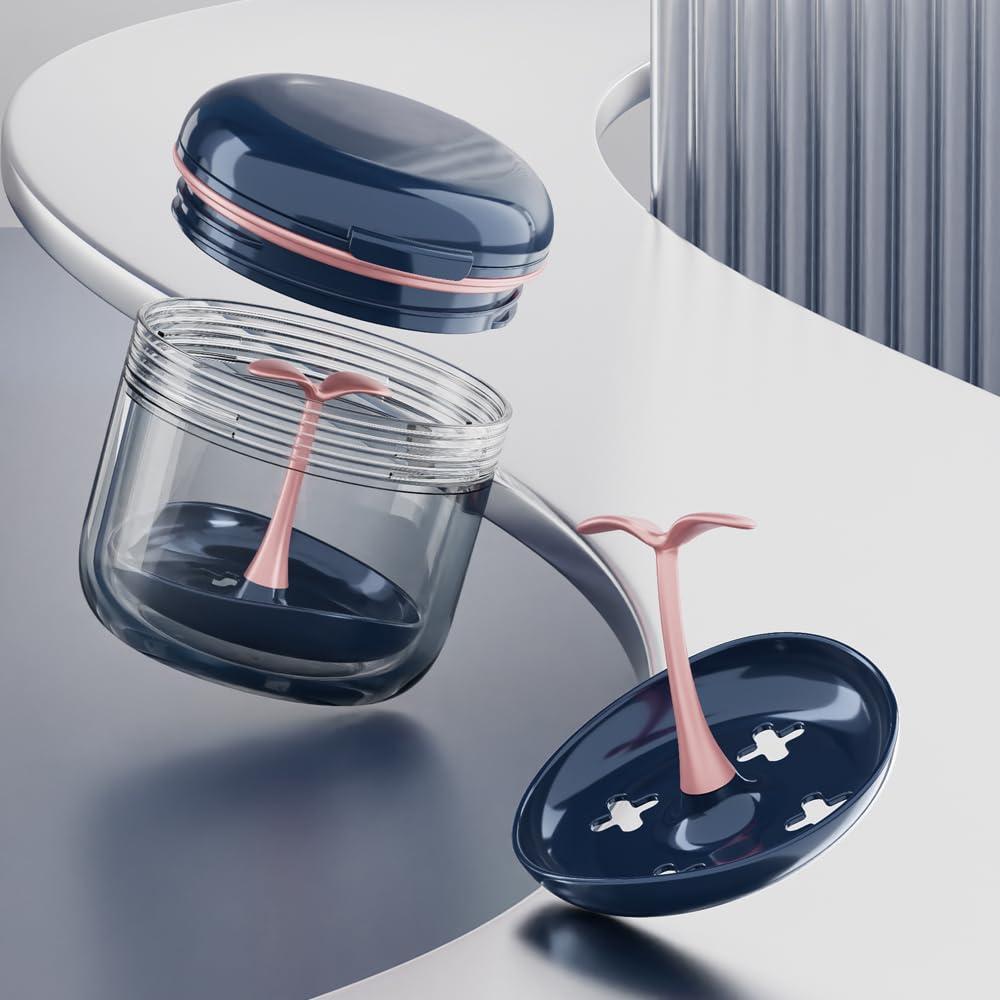 Caja de Retención Aidarmoll para Dentaduras y Protectores Bucales