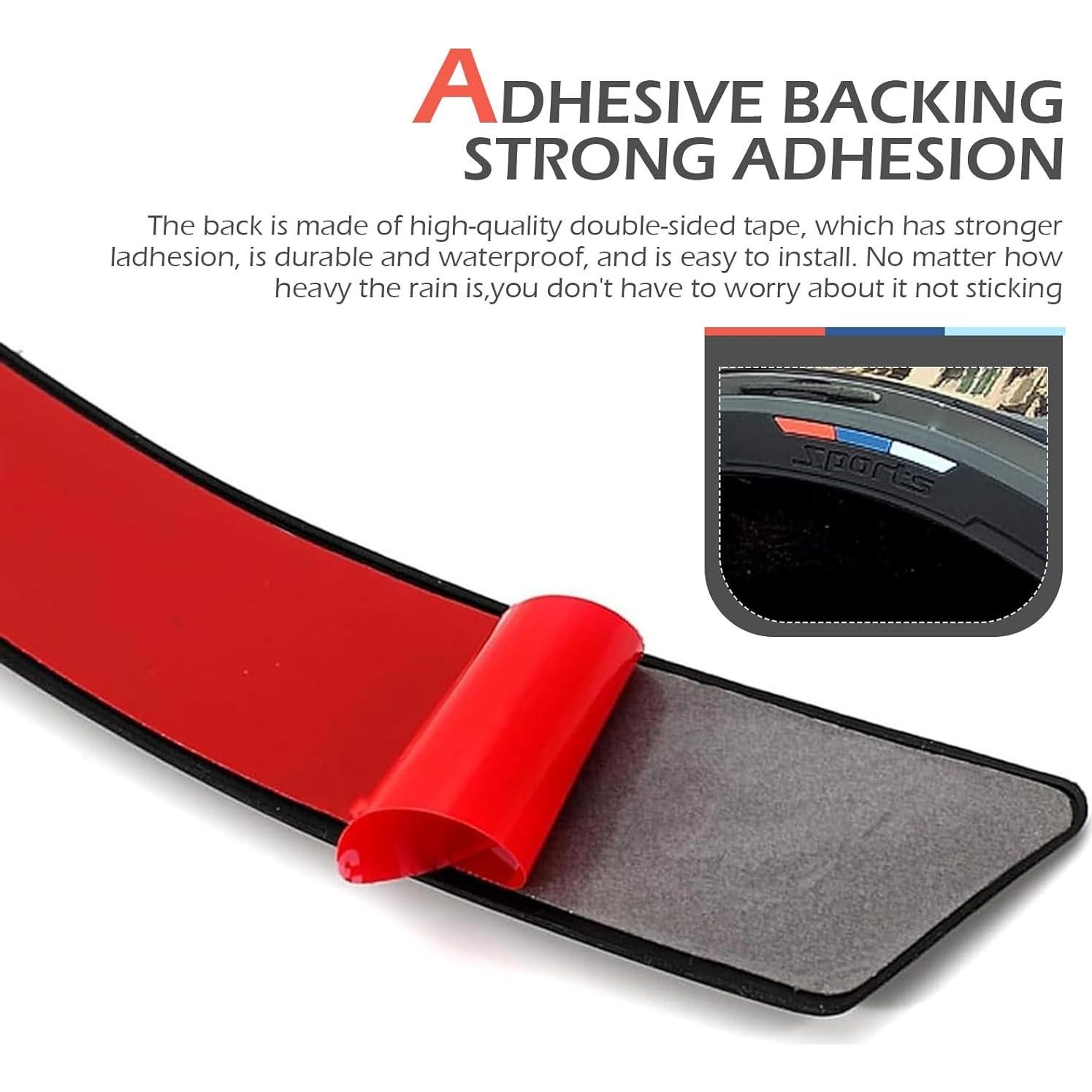 Protector de Arco de Rueda Ferianl 40cm Negro PVC Flexible