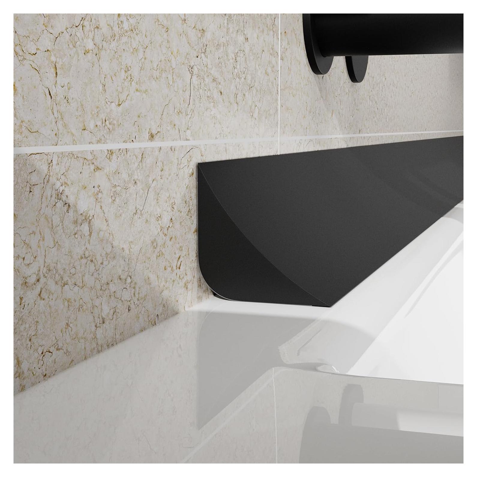 Moldura Flexible Autoadhesiva WURJHSONG 1m Negra Impermeable