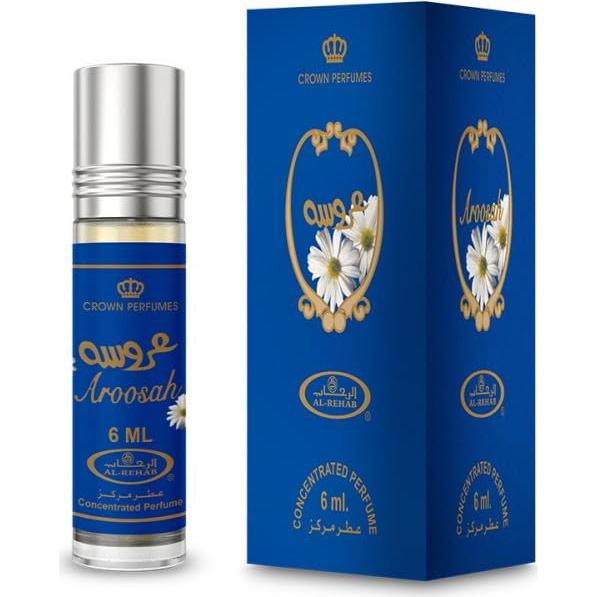 Aceite de Perfume Aroosah 6ml AlRehab Unisex Libre de Alcohol