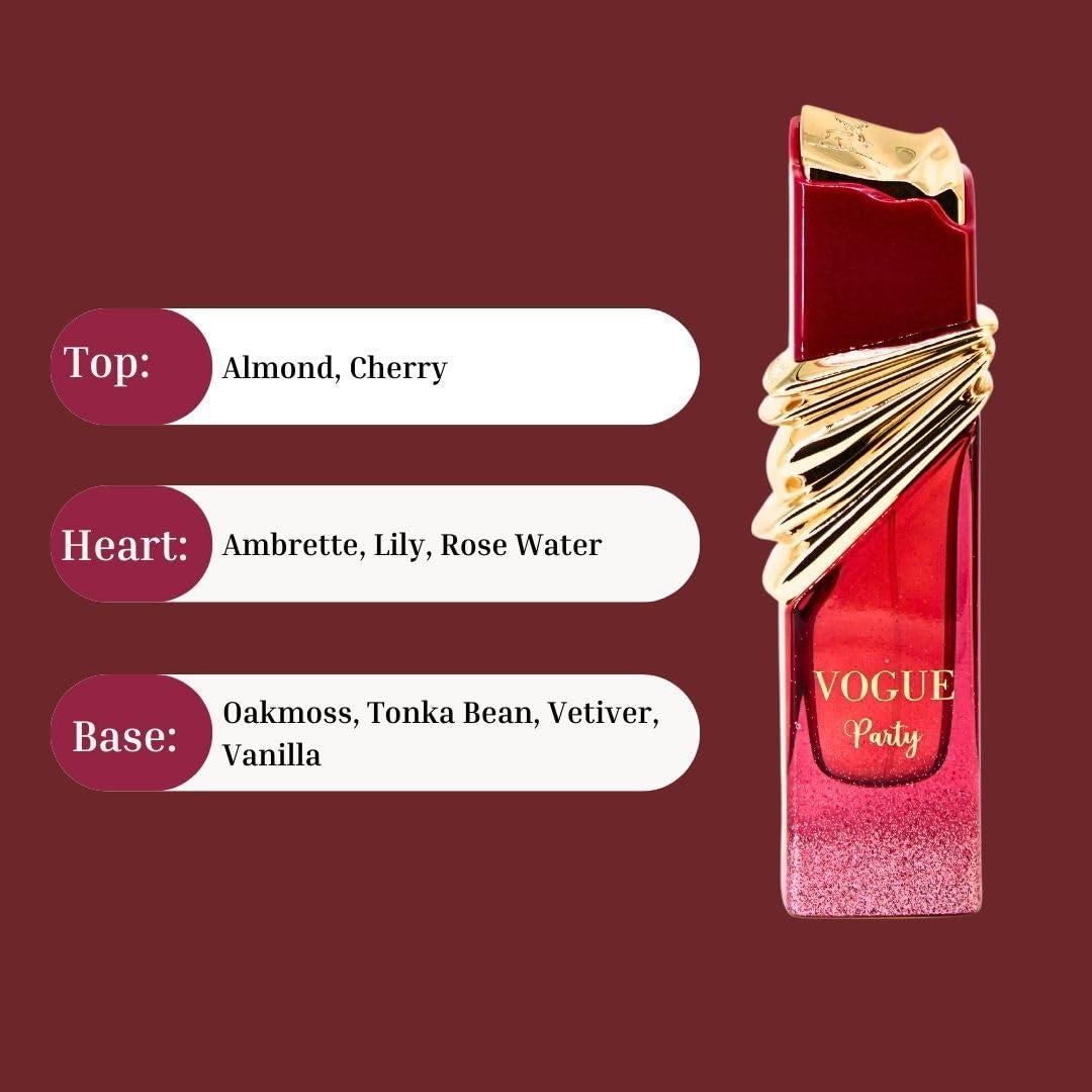 Maison Alhambra Vogue Party Eau de Parfum 100ml - Floral y Dulce