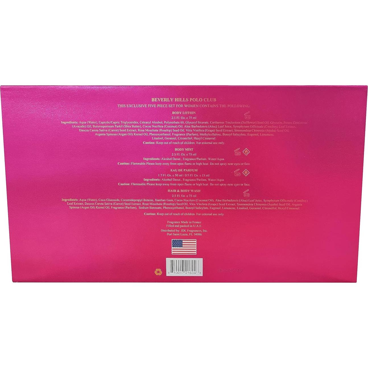 Colección de Fragancias para Mujeres BHPC HOT 5 Piezas