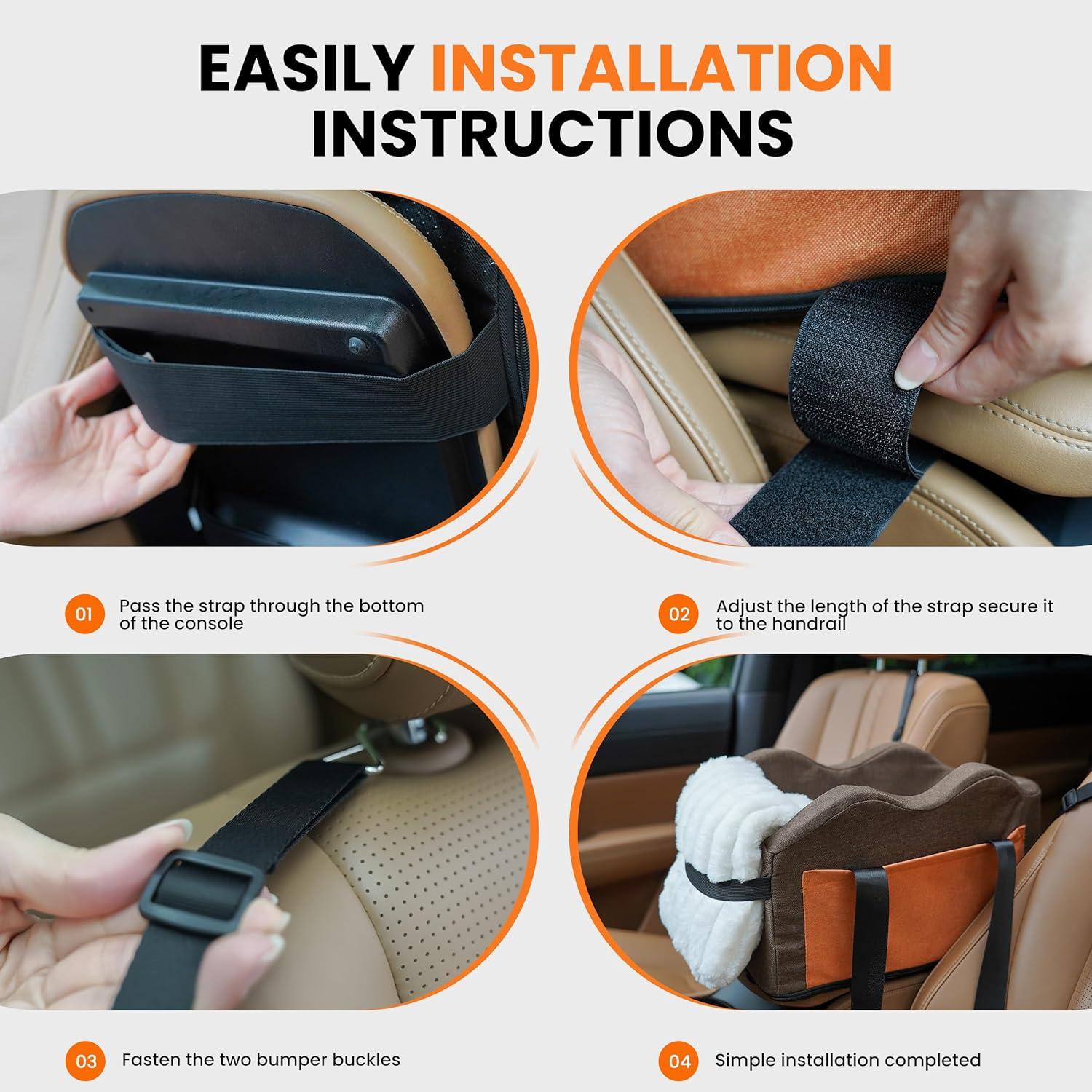 Asiento Elevador para Perros Sangoodier Marrón-Naranja 6.1kg