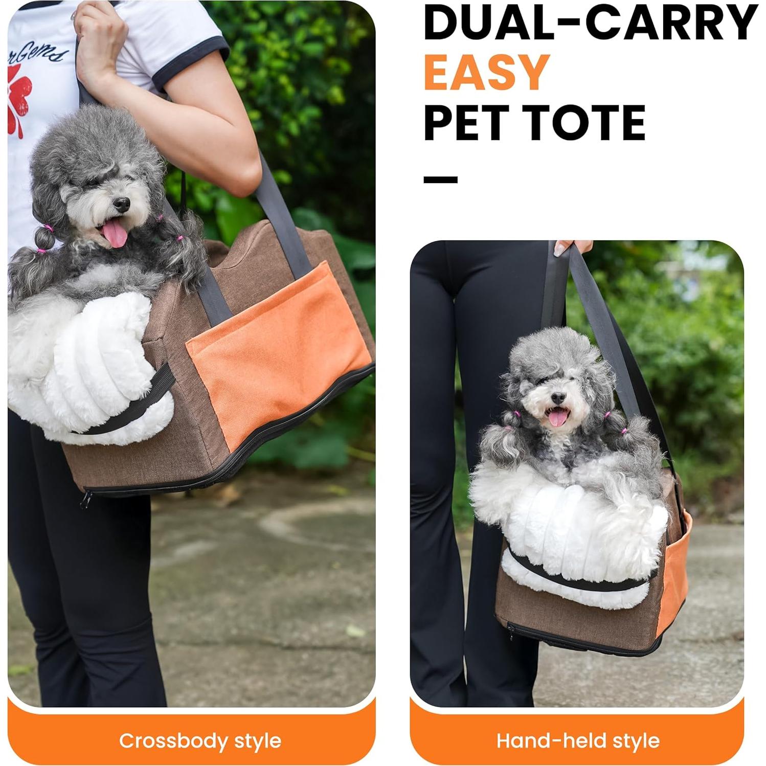 Asiento Elevador para Perros Sangoodier Marrón-Naranja 6.1kg