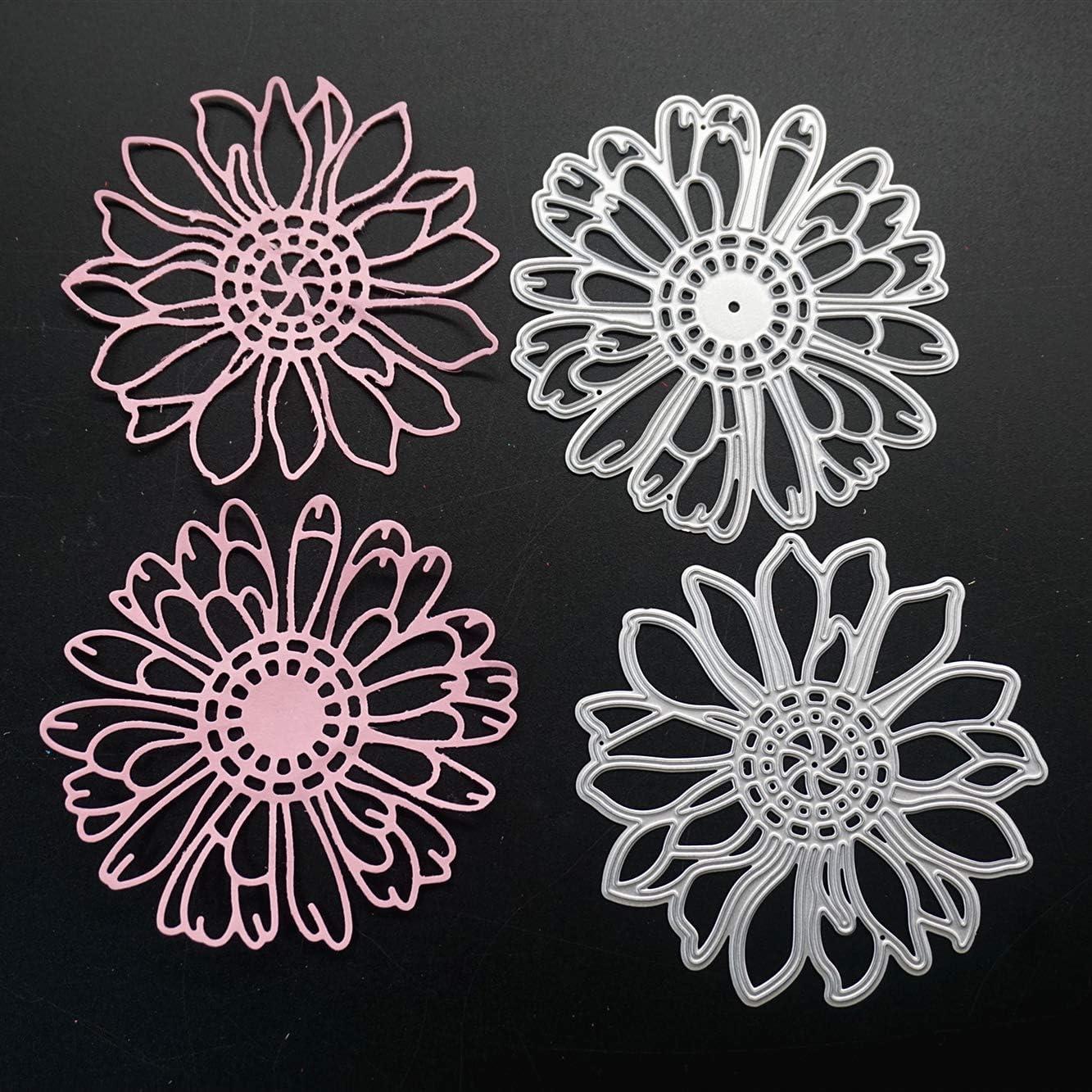 Troqueles de Corte Belamour 2 Flores Huecas para Scrapbooking