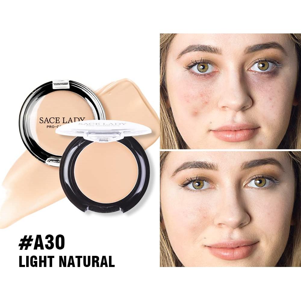 Paquete de 3 Correctores de Maquillaje SACE LADY 75g - Cobertura Completa