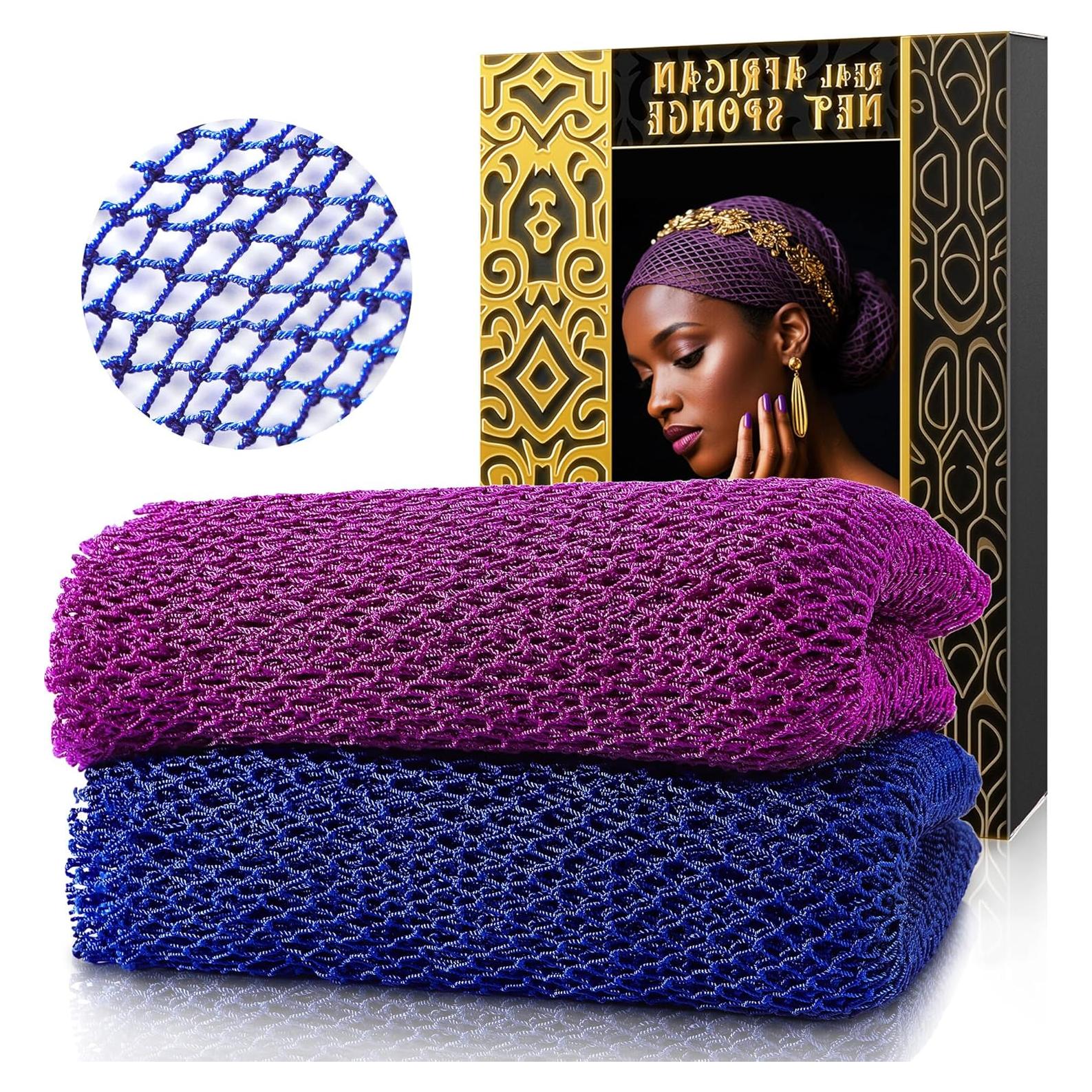 Esponjas de Red Africana Exfoliantes 2 Piezas - ACLMFUP