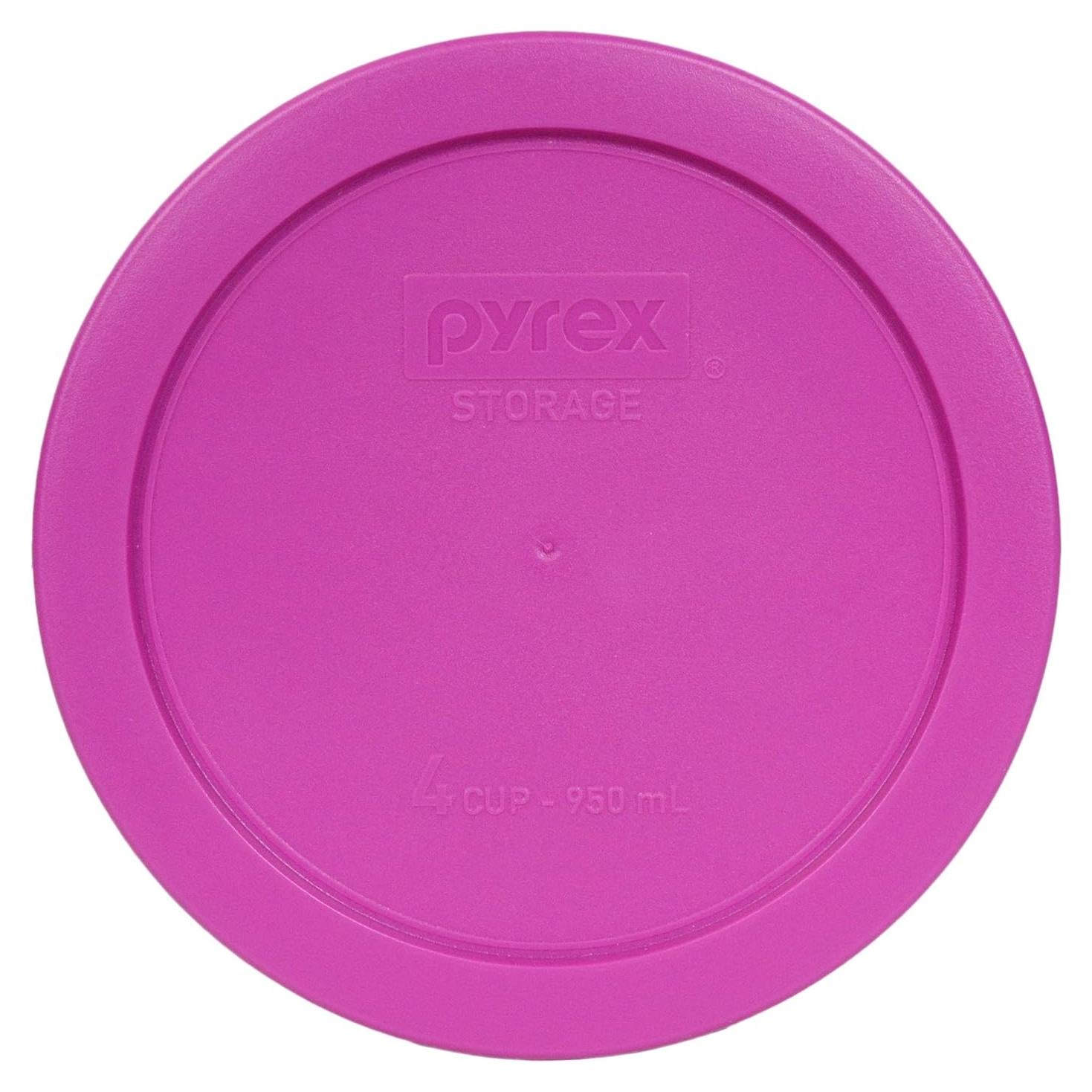 Tapa Pyrex 7201-PC Rosa Baya para Tazón de 4 Tazas