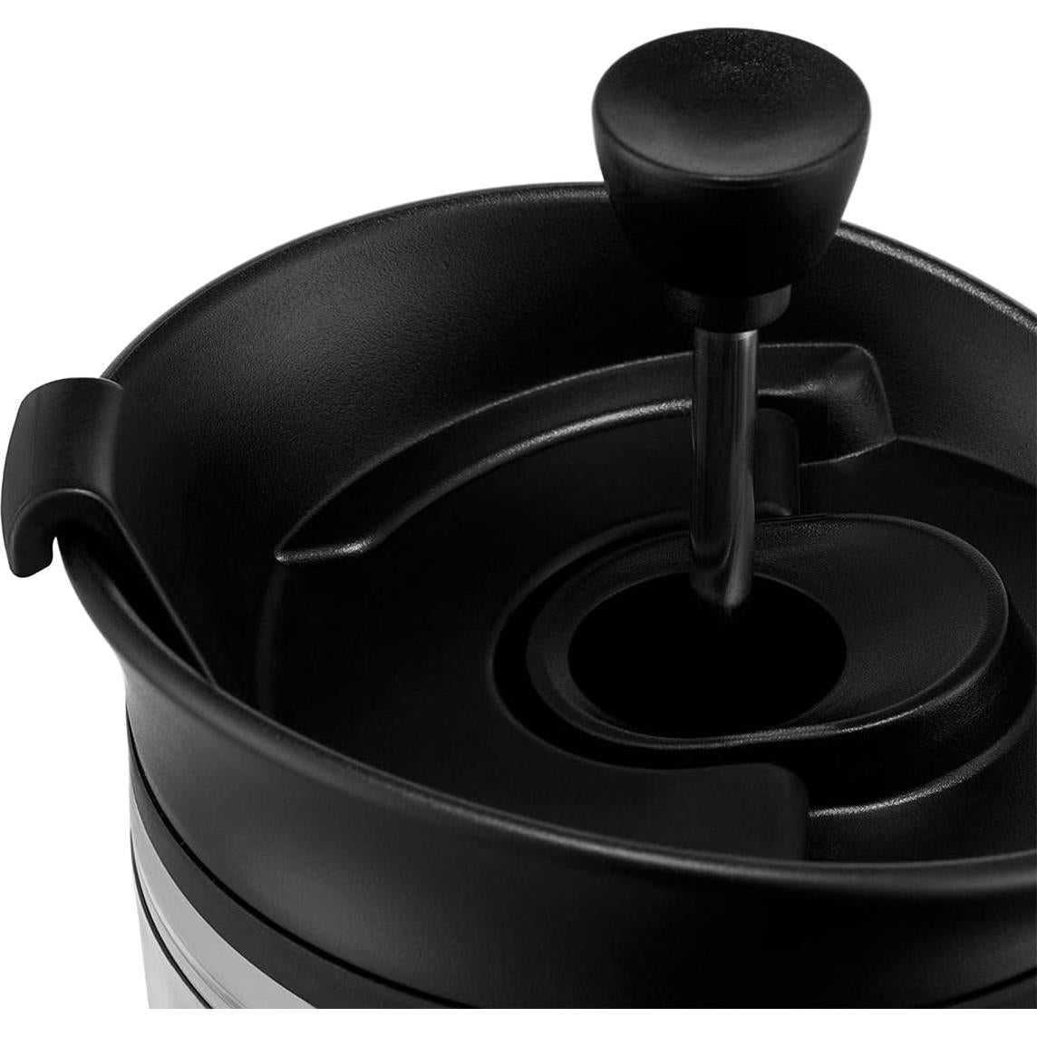 Taza Aislada Bodum TRAVEL PRESS 350 ml Negro Transparente