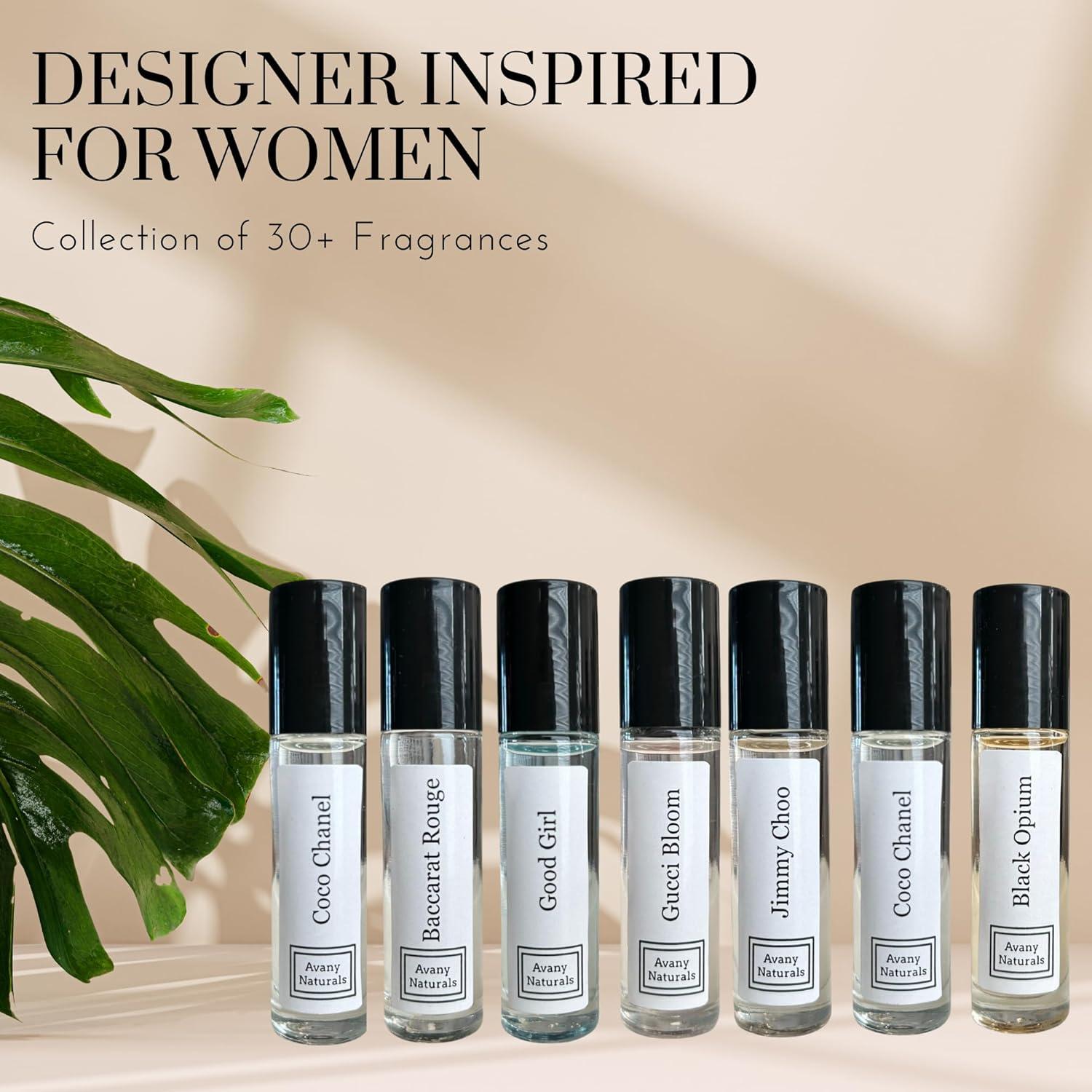 Conjunto de Perfume para Mujeres - Aceite de Fragancia Amaderada