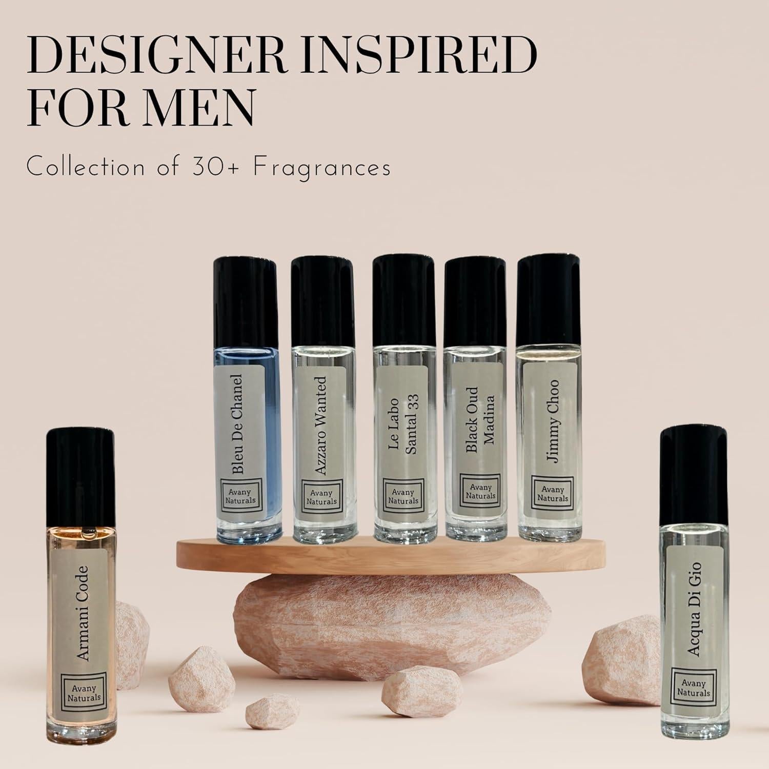 Juego de Muestras de Colonia para Hombres - Aceite Roll On