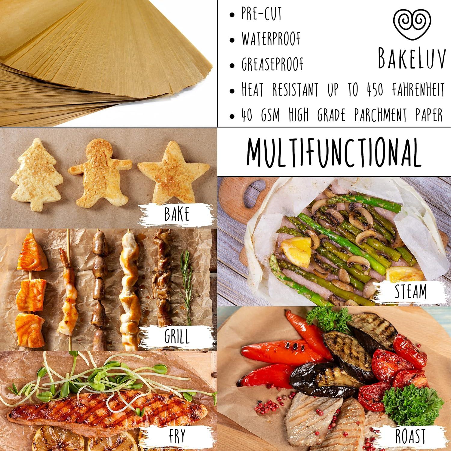 Papel Pergamino Pre-cortado BAKELUV 30.48x40.64 cm 200 Pcs