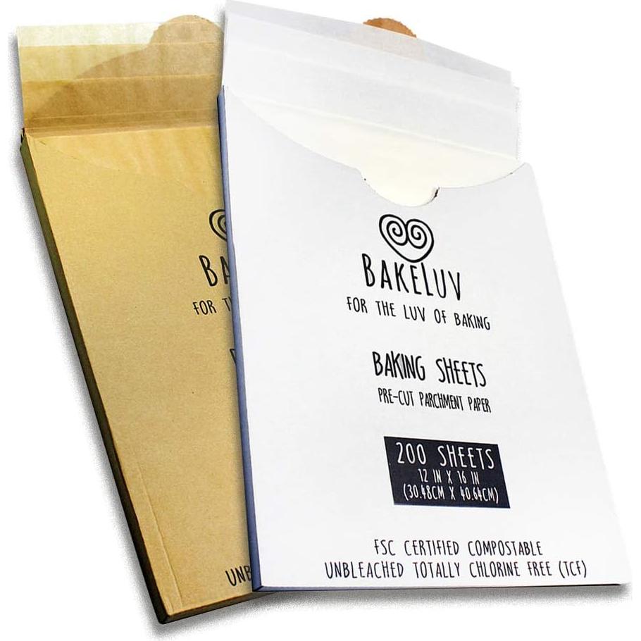 Papel Pergamino Pre-cortado BAKELUV 30.48x40.64 cm 200 Pcs