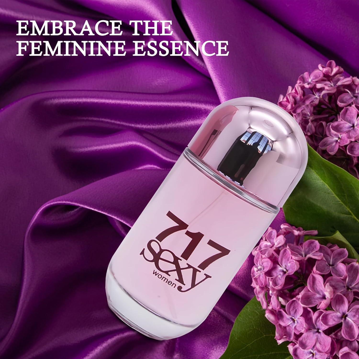 Perfume 717 Sexy Eau de Parfum 100 ml para Mujeres - Fragancia Floral y Cítrica