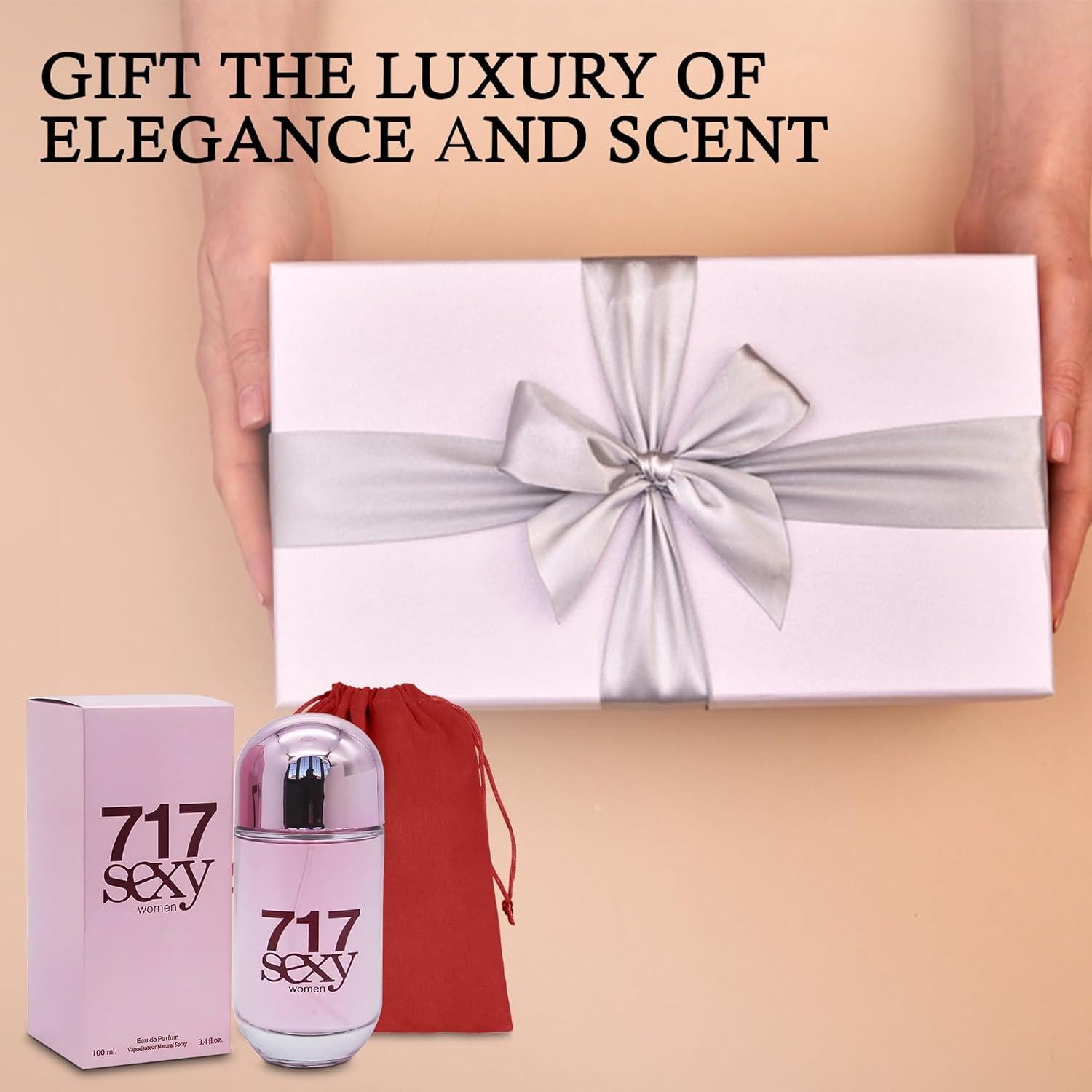 Perfume 717 Sexy Eau de Parfum 100 ml para Mujeres - Fragancia Floral y Cítrica