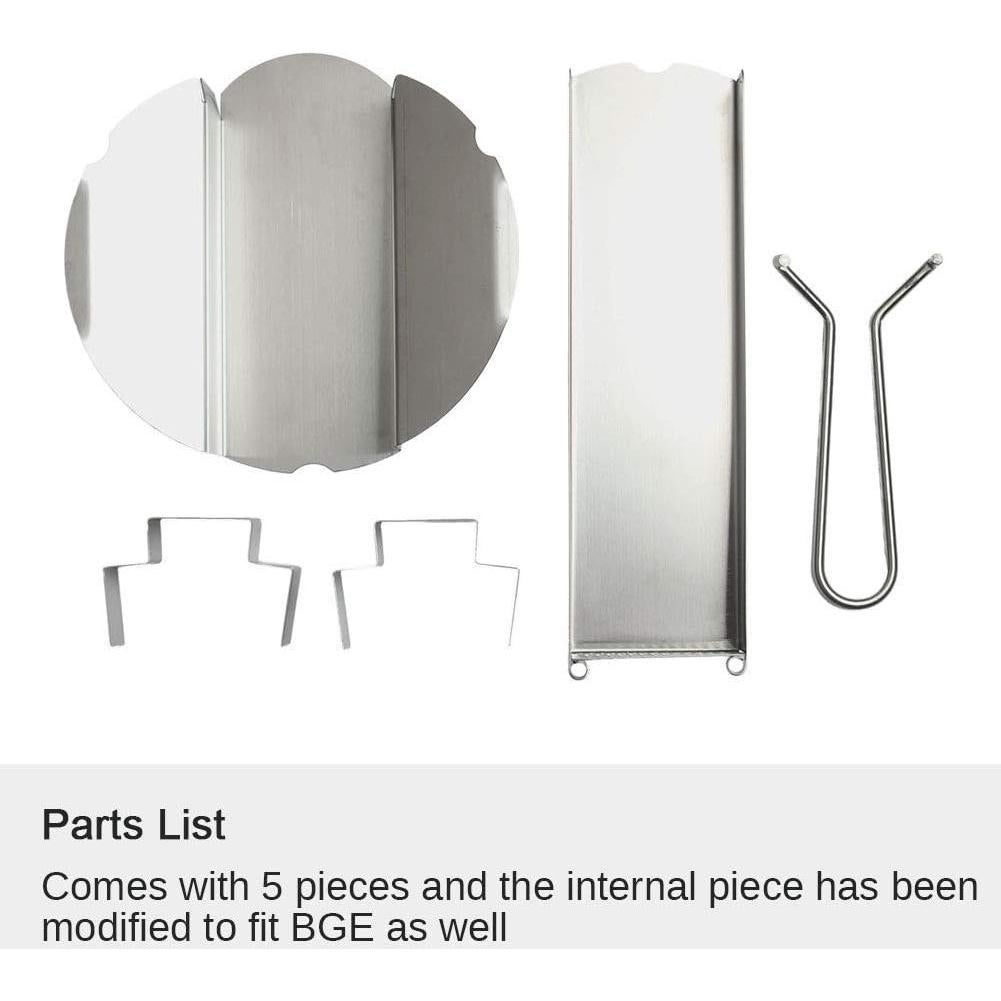 Cajón de Ceniza Dracarys para Big Green Egg Grande - Acero Inoxidable