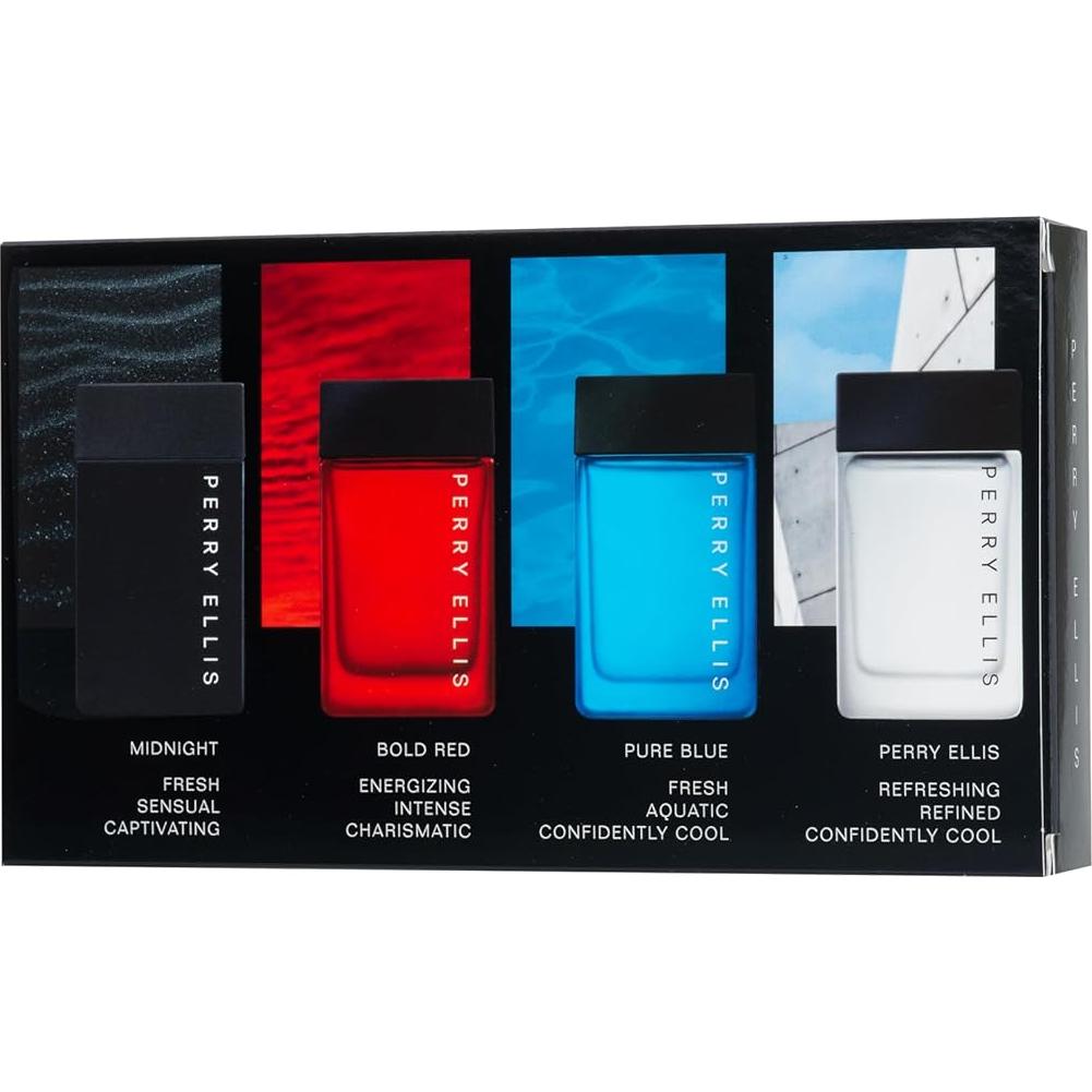 Conjunto de 4 Mini Fragancias para Hombre Perry Ellis