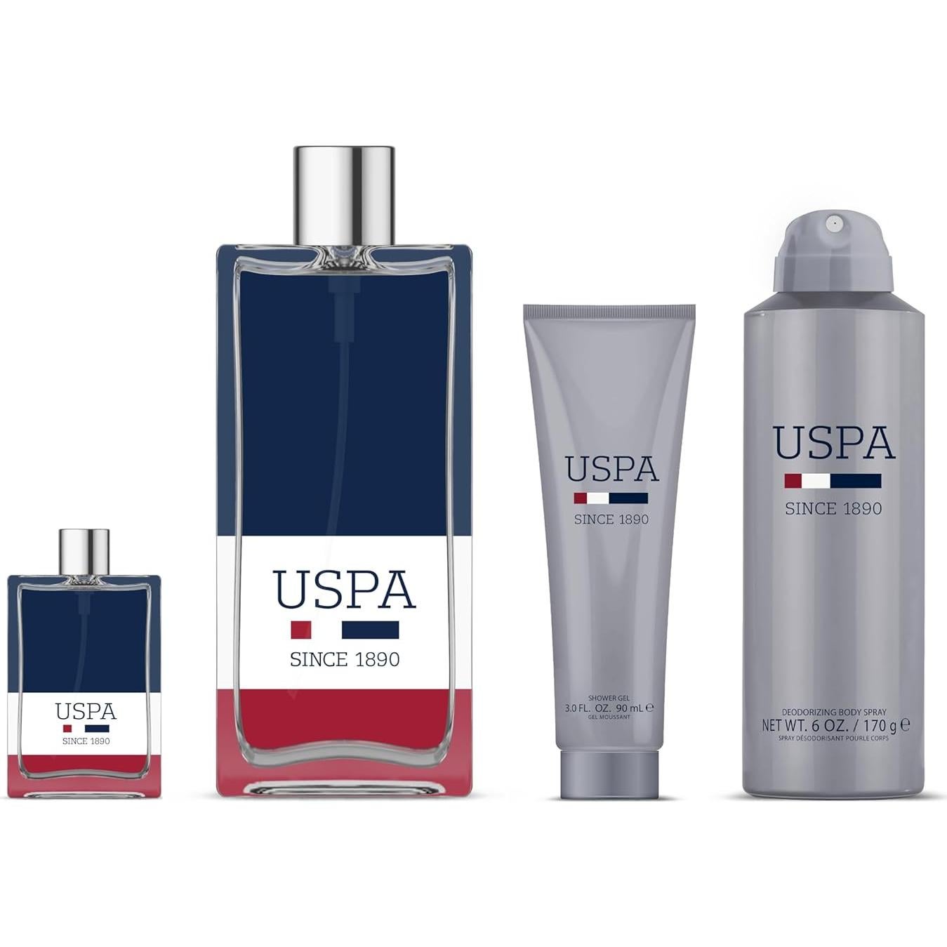 Set de Regalo US Polo Association USPA - 4 Piezas Aromáticas