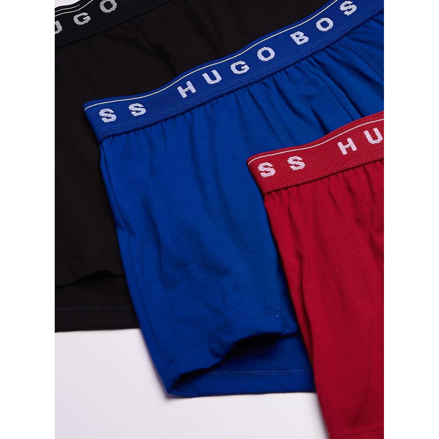 Bóxers de Algodón BOSS - Paquete de 3, Ajuste Regular, Talla Grande