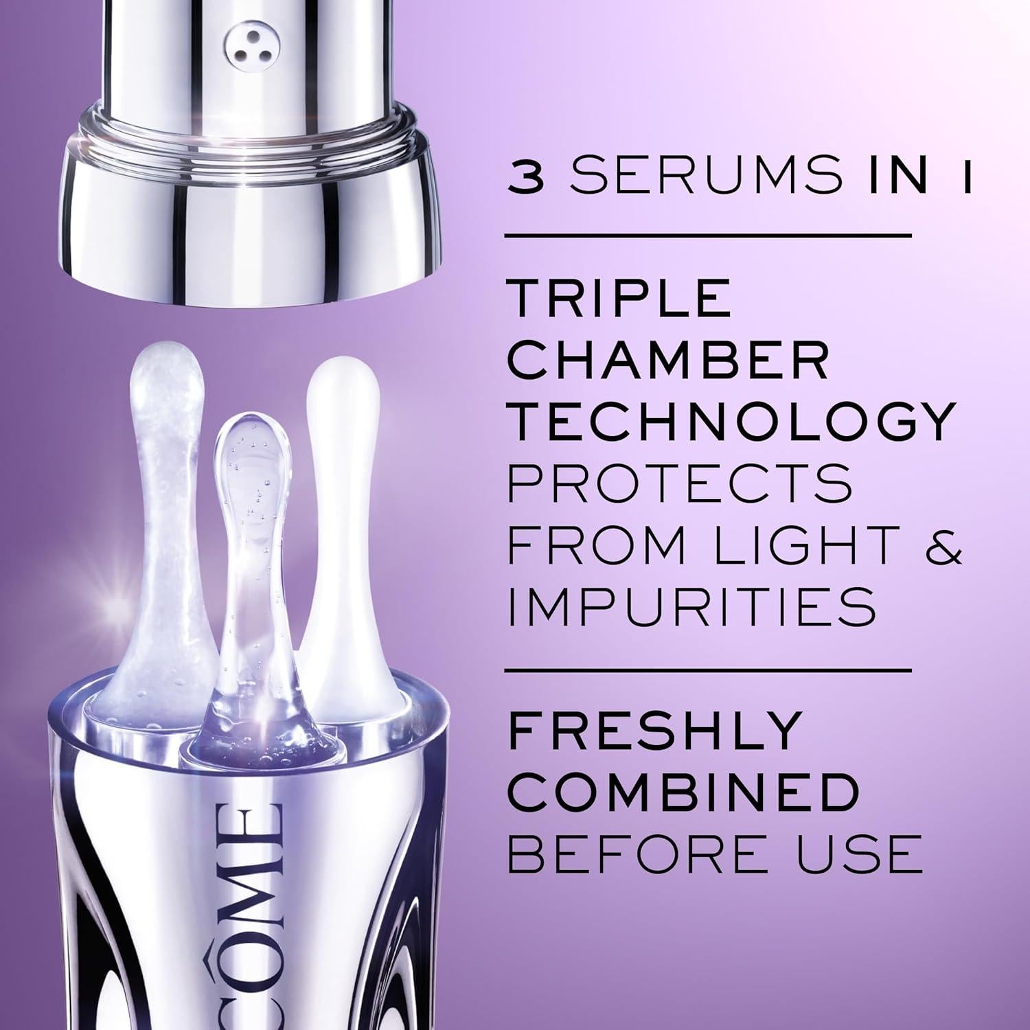 Suero Triple H.C.F. Lancôme 25 ml - Ácido Hialurónico y Vitamina C