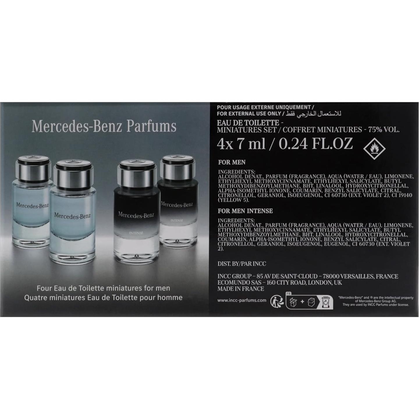 Set de Regalo de Colonia para Hombres Mercedes-Benz - 4 Piezas