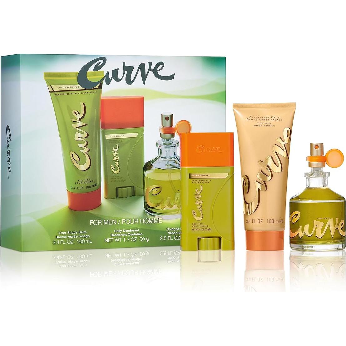Conjunto de fragancia para hombres Curve Conectar 3 piezas