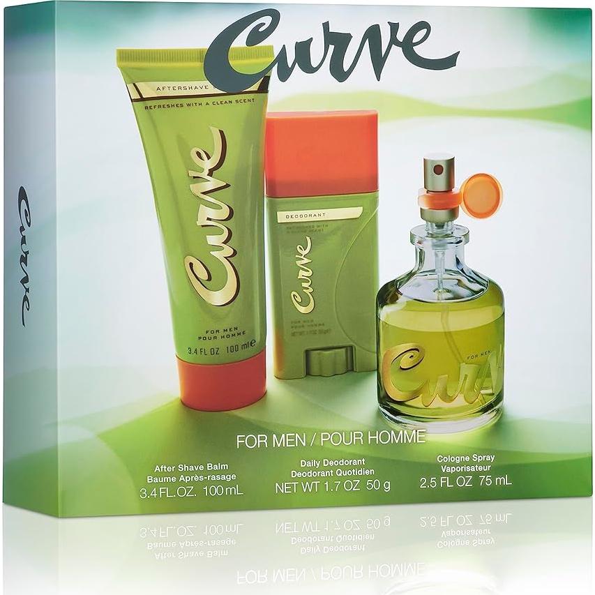 Conjunto de fragancia para hombres Curve Conectar 3 piezas