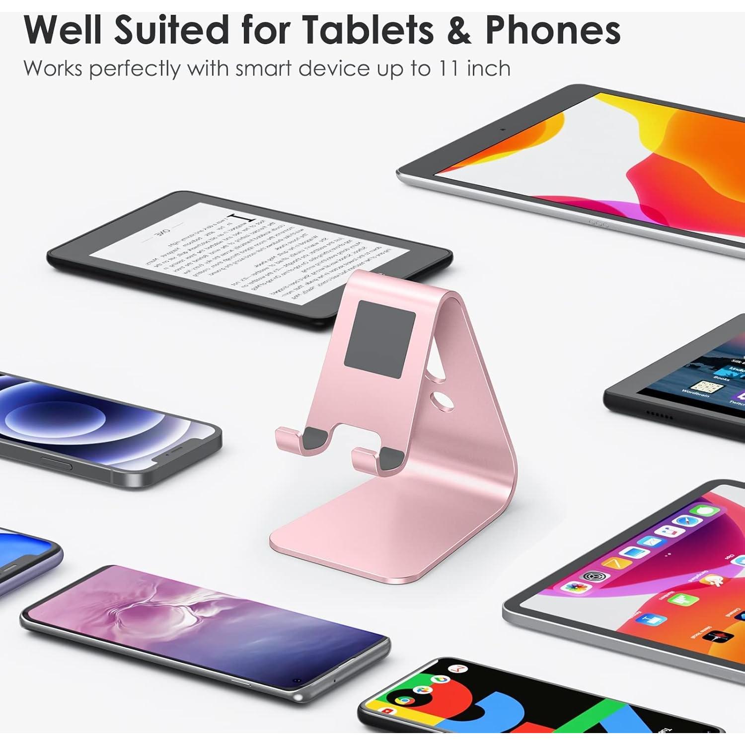 Soporte de Escritorio para Teléfono Móvil OMOTON Oro Rosa 4mm