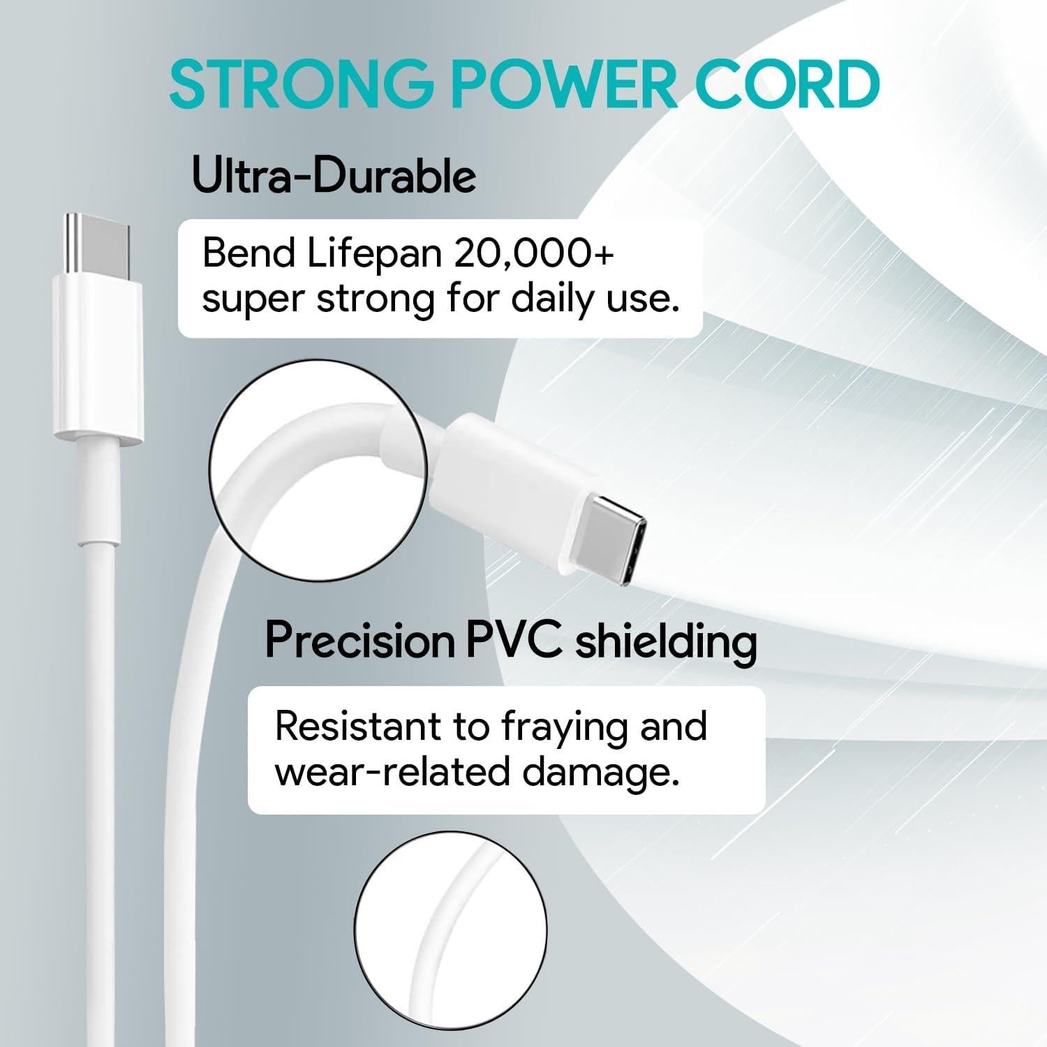 Cargador USB C 96W Tearplex para MacBook Pro y Air