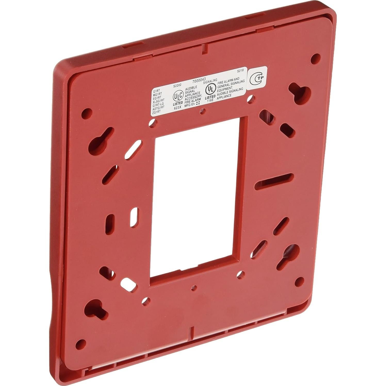 Trim Rojo Edwards Signaling EG1RT 1 Gang 12.7x15.75 cm