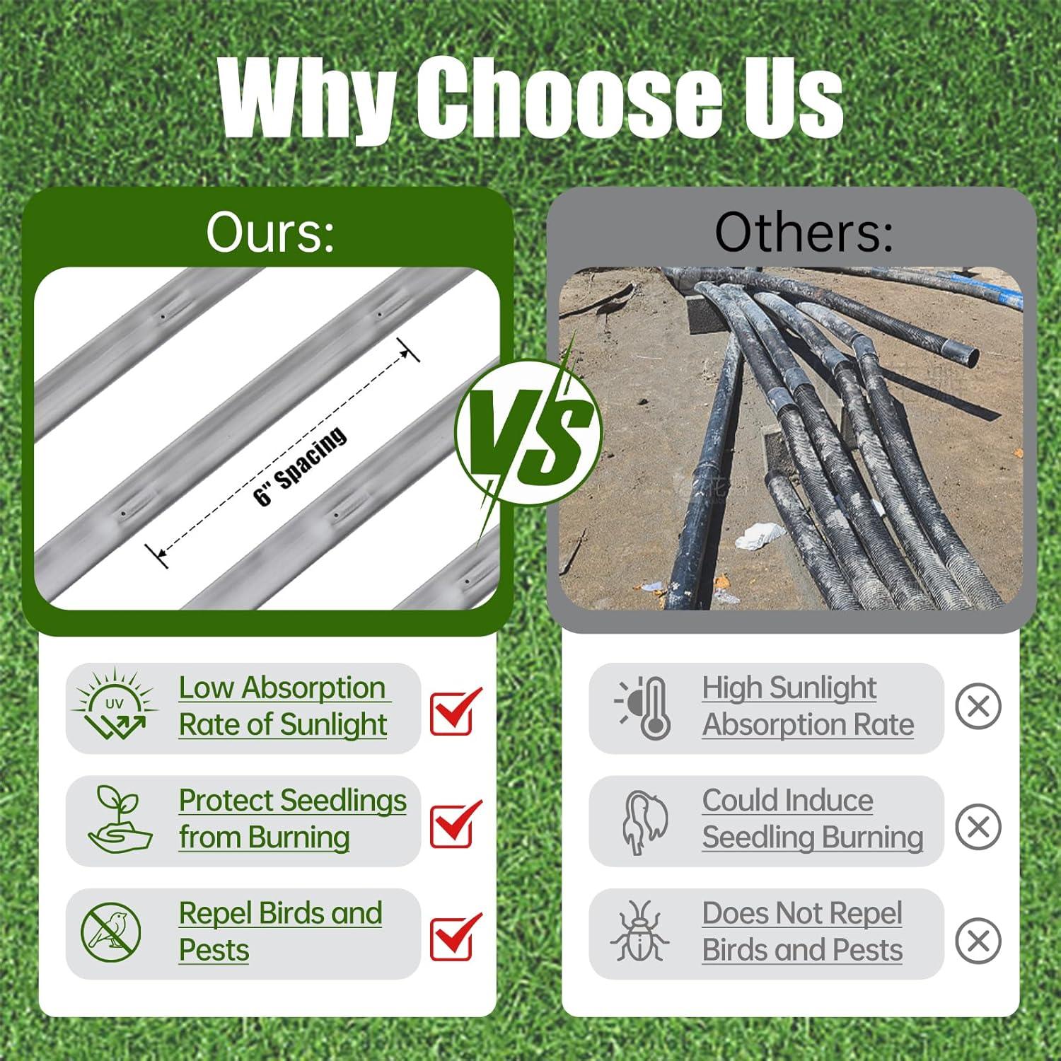 Kit de Riego por Goteo 500FT DarkTank 5/8" PE Reforzado