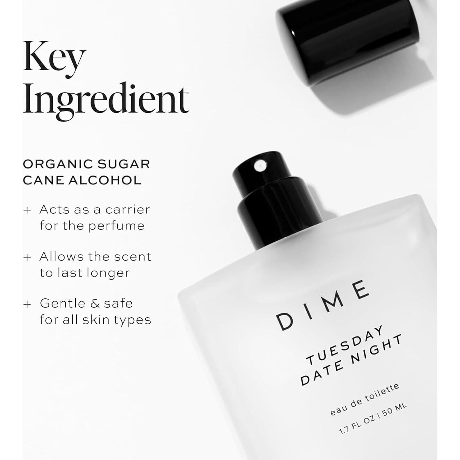 Perfume Dime Beauty Tuesday Date Night 50 ml - Fragancia Musk Maderosa