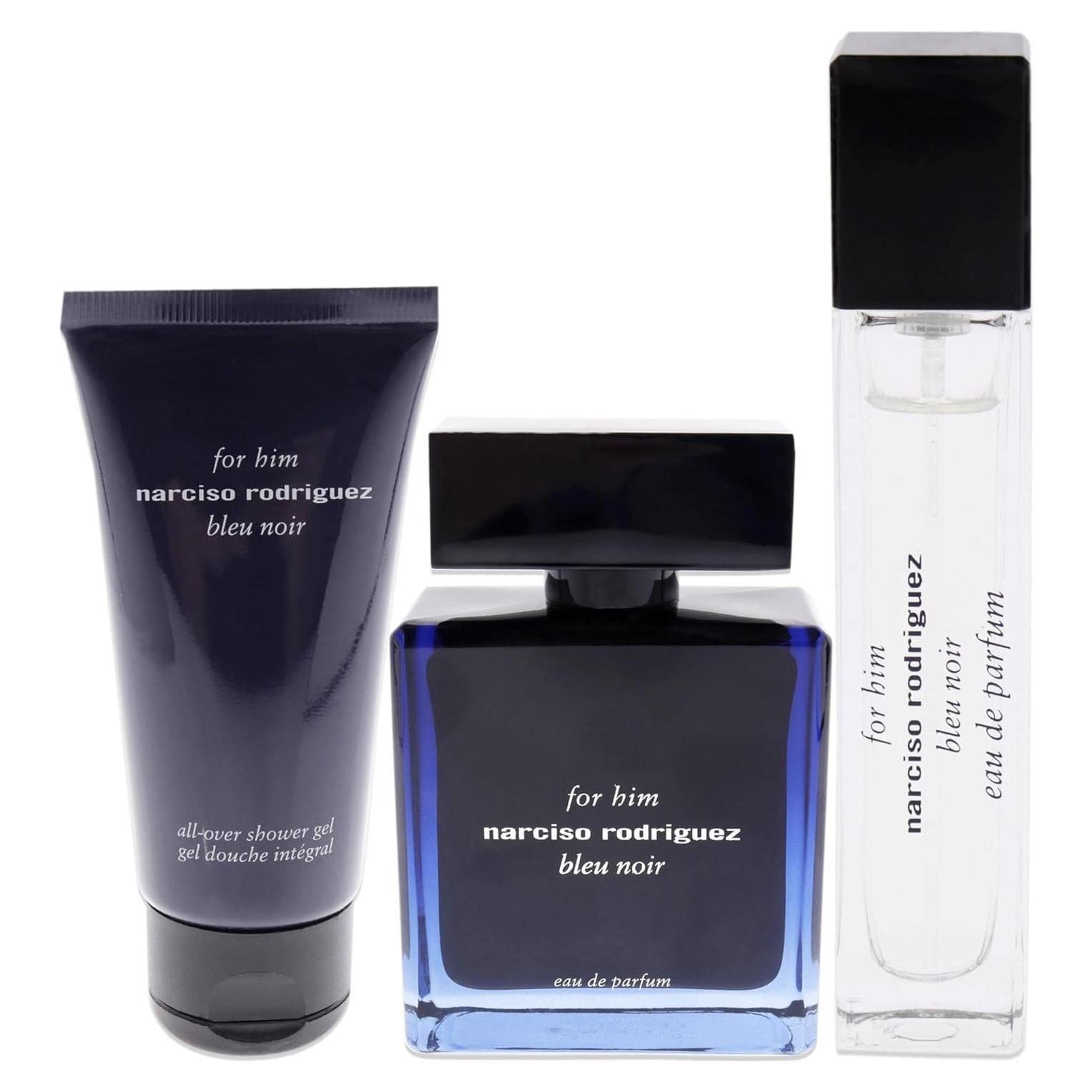 Set Fragancia Narciso Rodriguez Bleu Noir Hombre 100ml + 50ml Gel