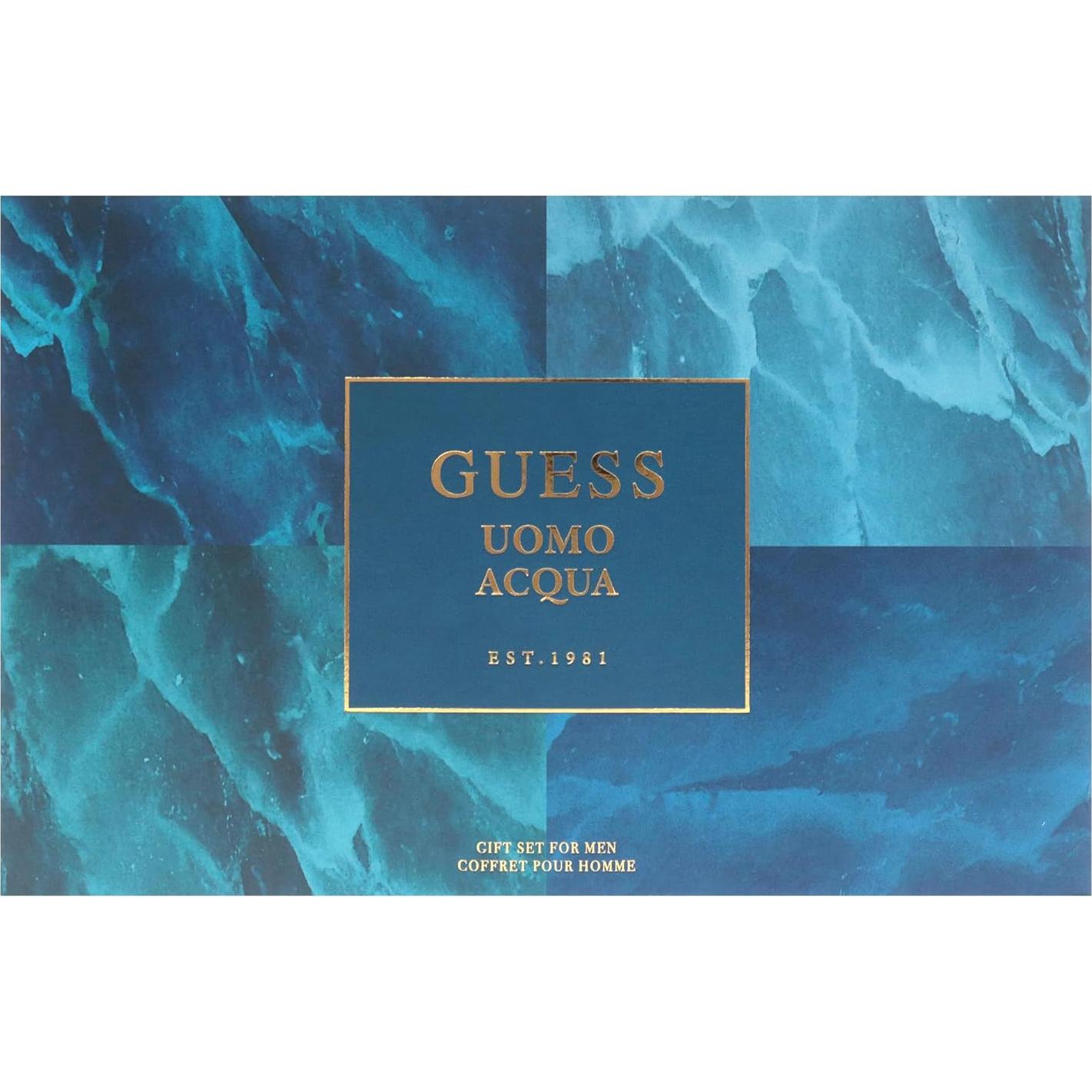 Set de Regalo Guess Uomo Acqua para Hombres 4 Piezas