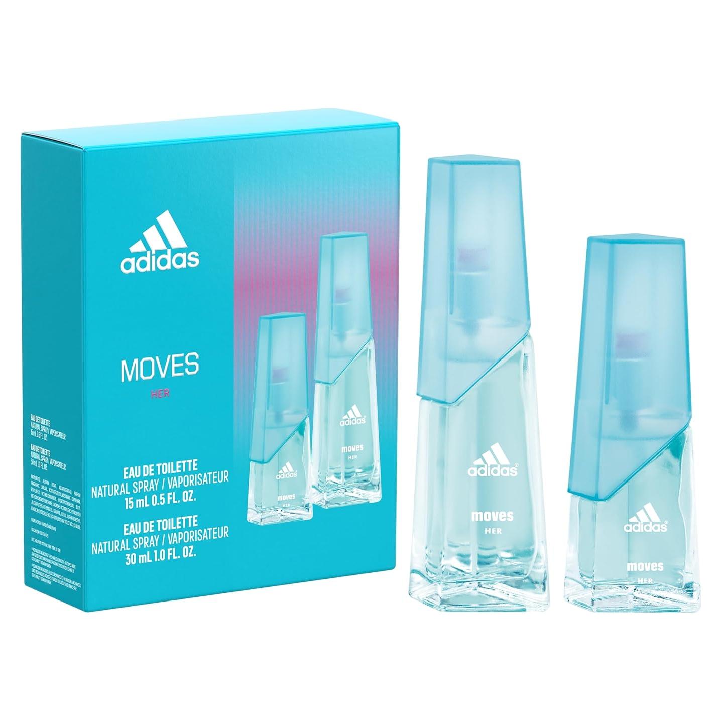 Set de Regalo adidas Moves para Ella 44.36 ml - Fragancia Femenina