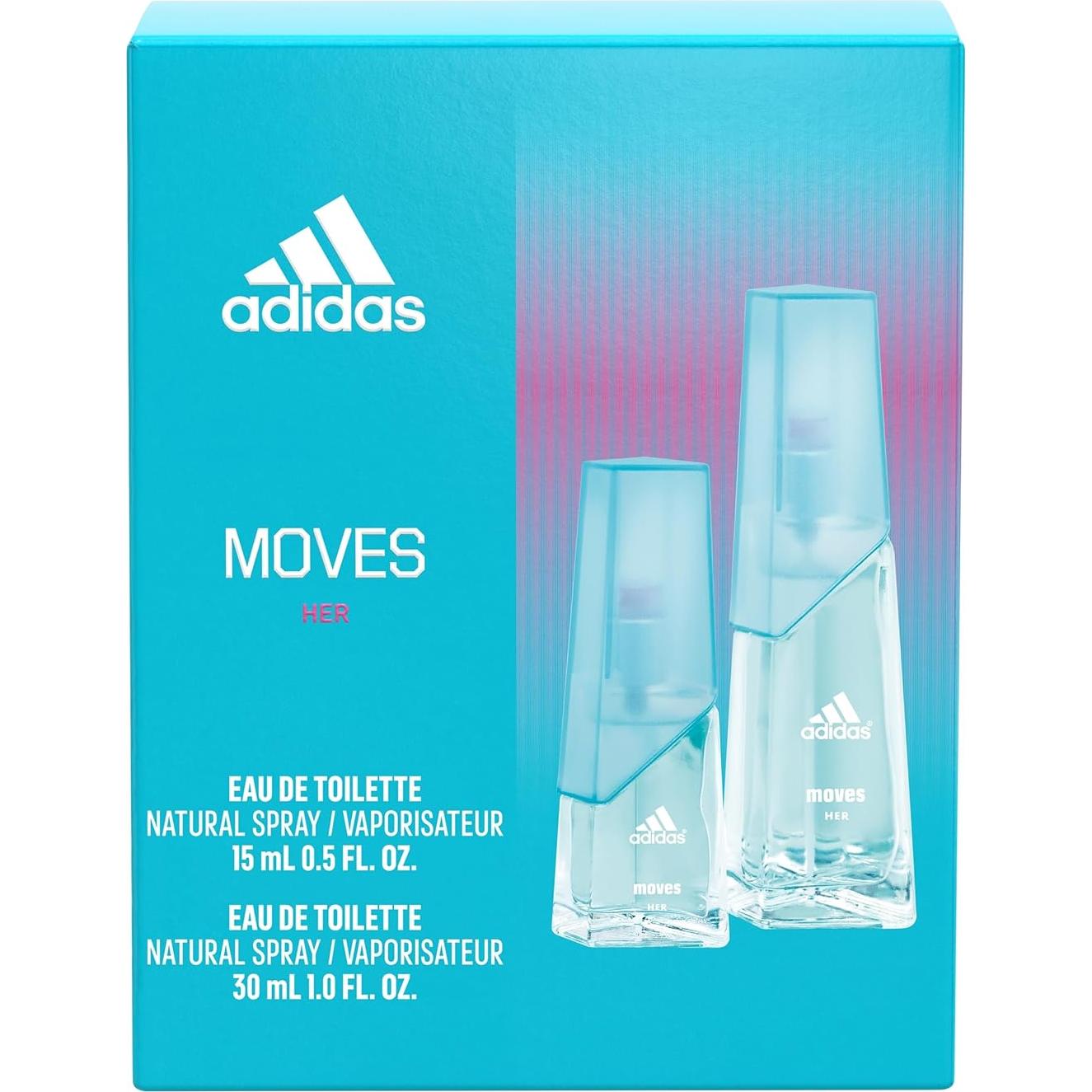 Set de Regalo adidas Moves para Ella 44.36 ml - Fragancia Femenina