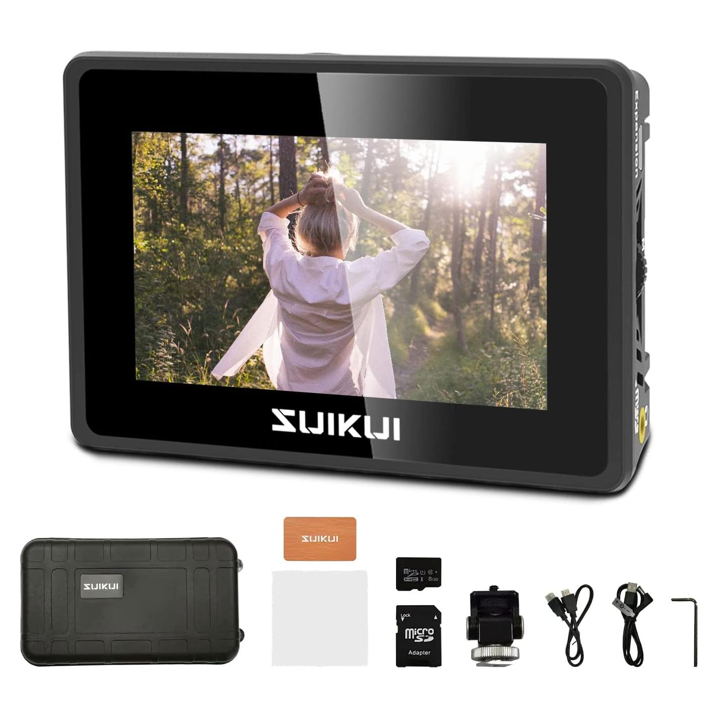 Monitor de Cámara SUIKUI RH35 3.5" 1080P Grabación Full HD